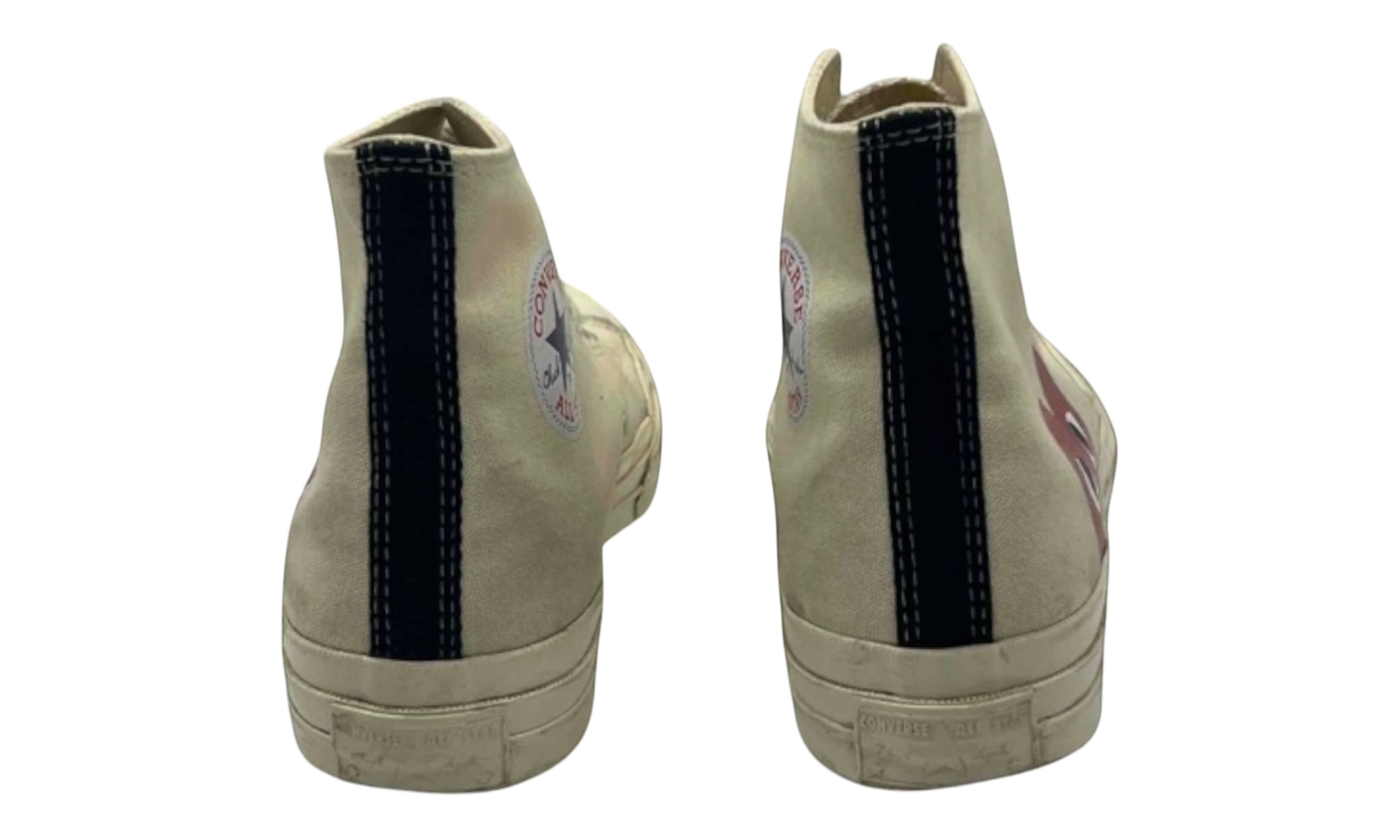 Converse Chuck Taylor All Star 70 Hi Comme des Garcons PLAY White (Preowned)