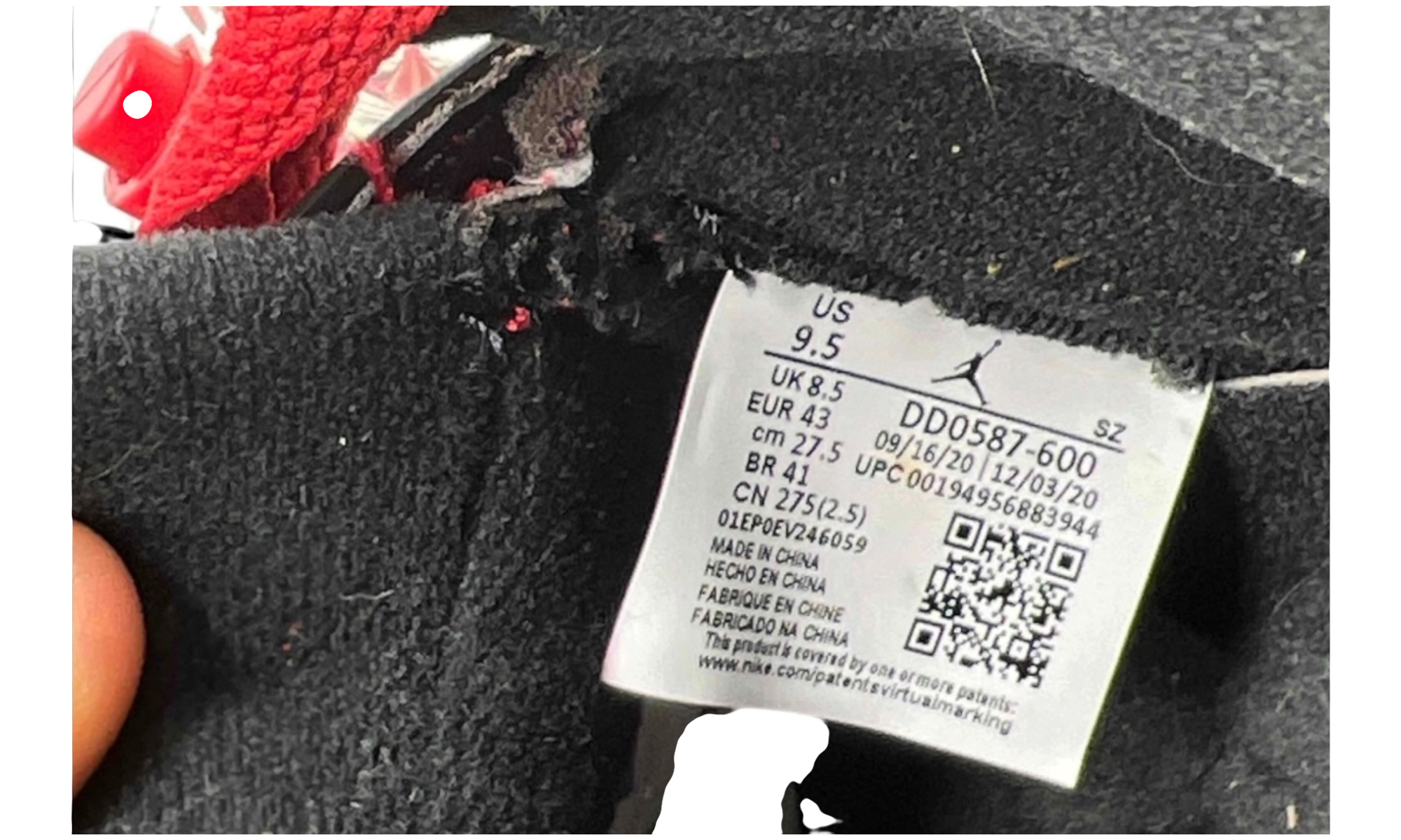 Jordan 5 Retro Raging Bull Red (2021) (PreOwned)