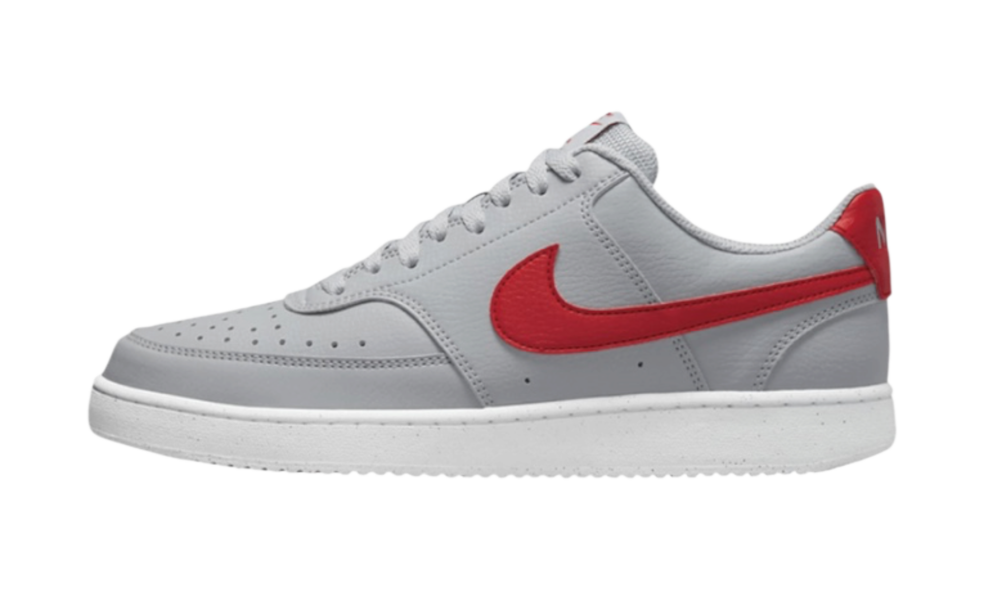 Nike Court Vision Low Next Nature Wolf Grey University Red (No Box)
