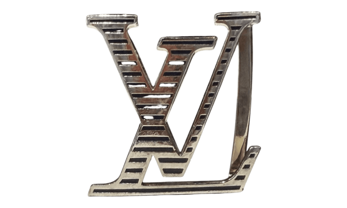Louis Vuitton Shadow Reversible Belt Navy Blue Preowned