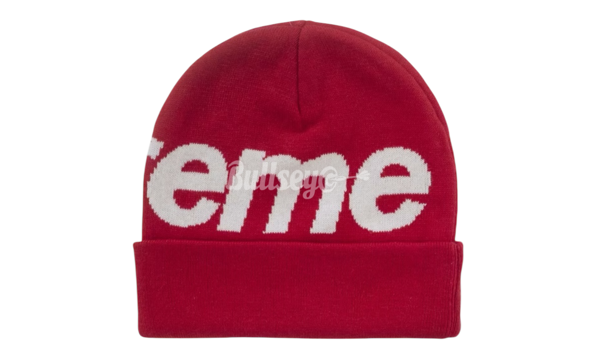 Supreme Big Logo Beanie (FW25) Red