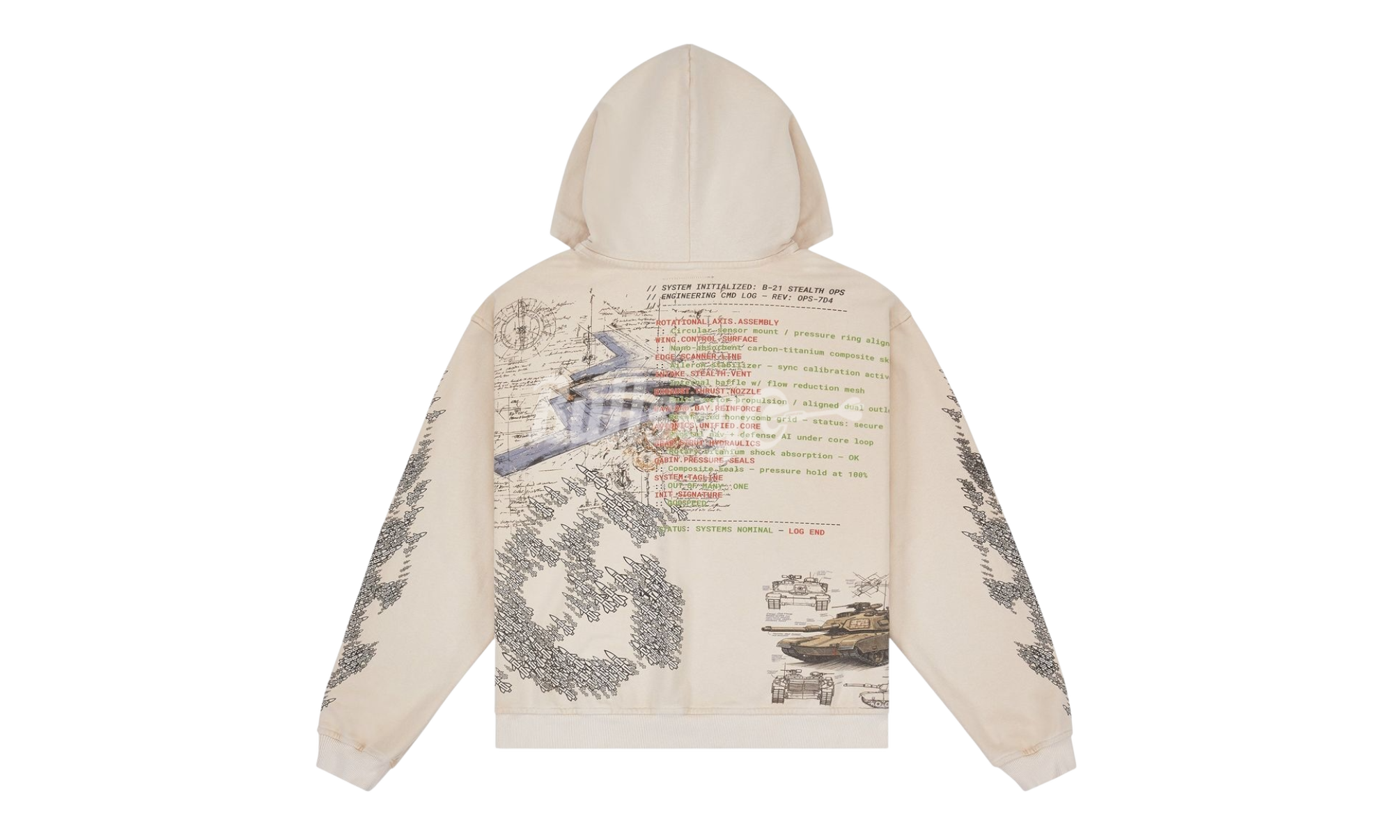Godspeed Art of War Bone Hoodie