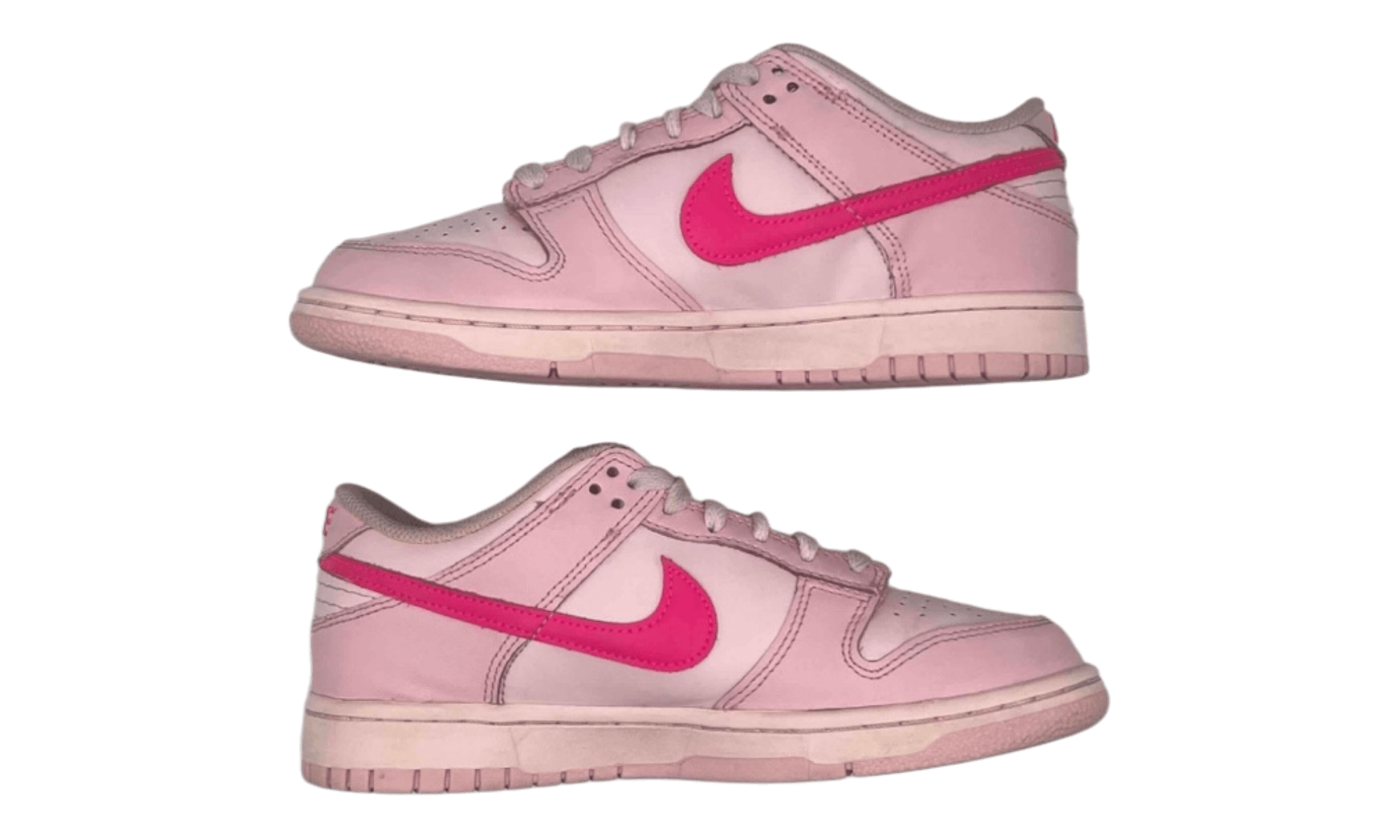 Nike Dunk Low Triple Pink (GS) (PreOwned) (No Box)