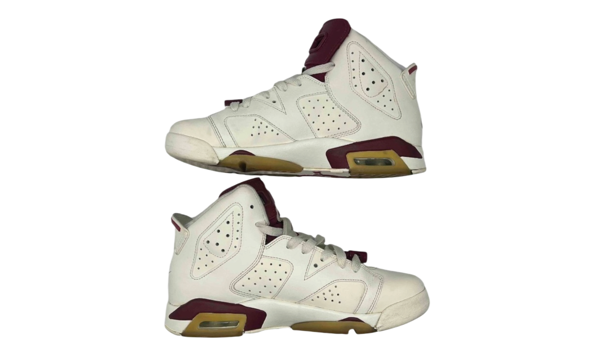 Jordan 6 Retro Maroon (2015) (GS) ( Preowned )