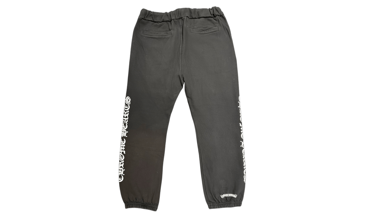 Chrome Hearts Scroll Script Black Sweatpants (PreOwned)