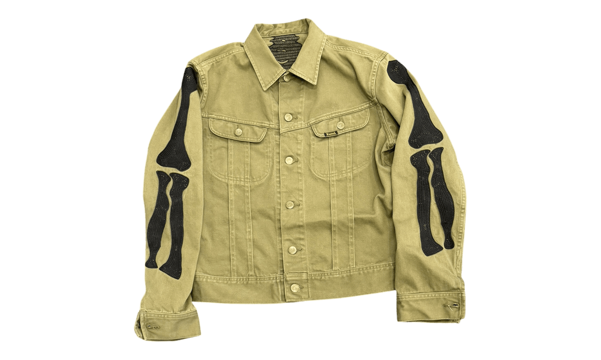 Kapital Bone Appliqued Olive Jacket (PreOwned)