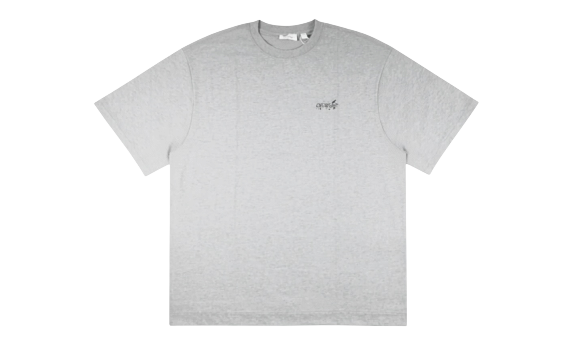 Off-White Paint Splatter Arrow Diagonal Skate Heather Grey T-Shirt
