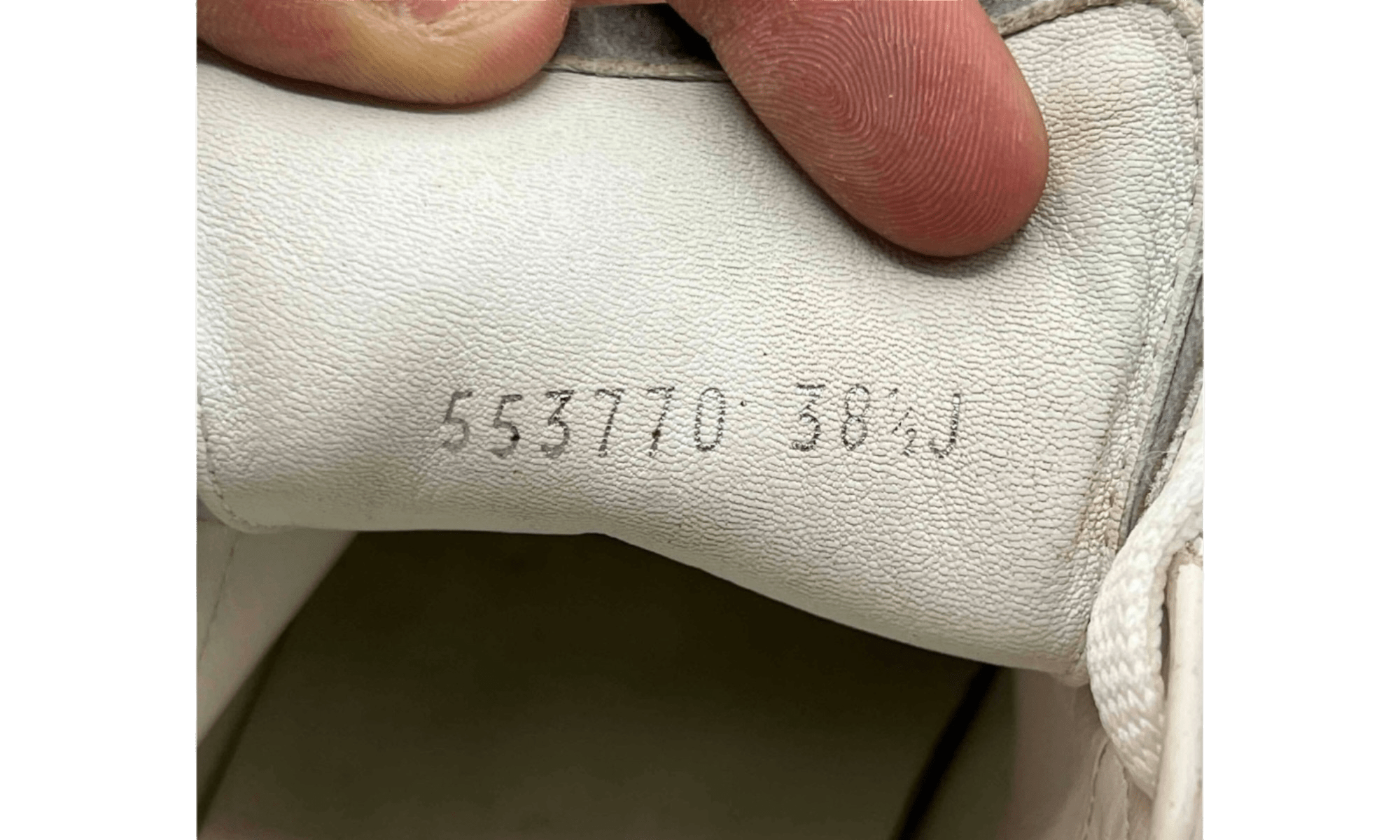 Alexander McQueen Oversized White Metallic (Preowned)