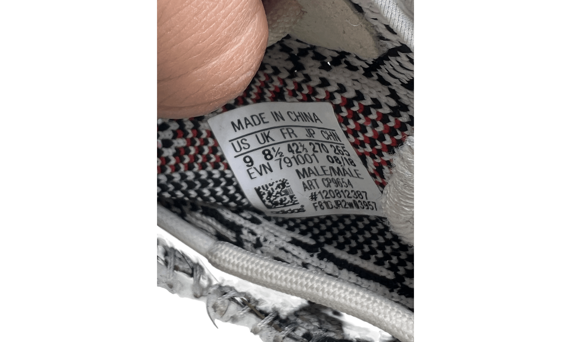 Adidas Yeezy Boost 350 "Zebra" (PreOwned) (No Insoles)