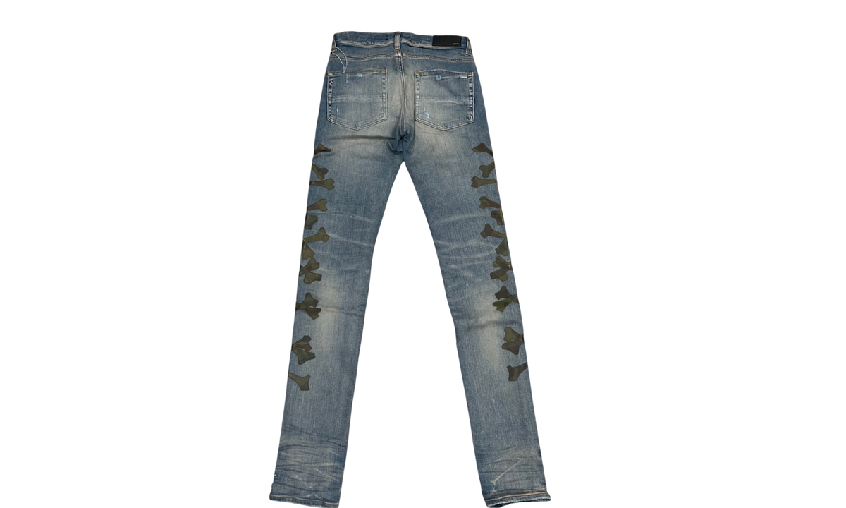 AMIRI Clay Indigo Camo Bone Jeans