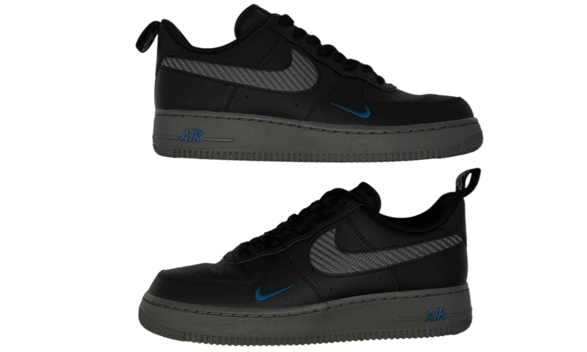 Nike Air Force 1 Low Black Royal Carbon Fiber (PreOwned)