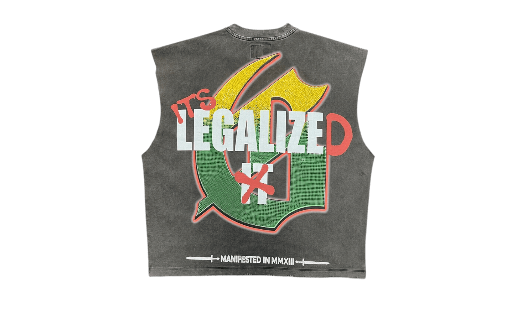 Godspeed 420 Indoor VVS Washed Grey Sleeveless T-Shirt (PreOwned)