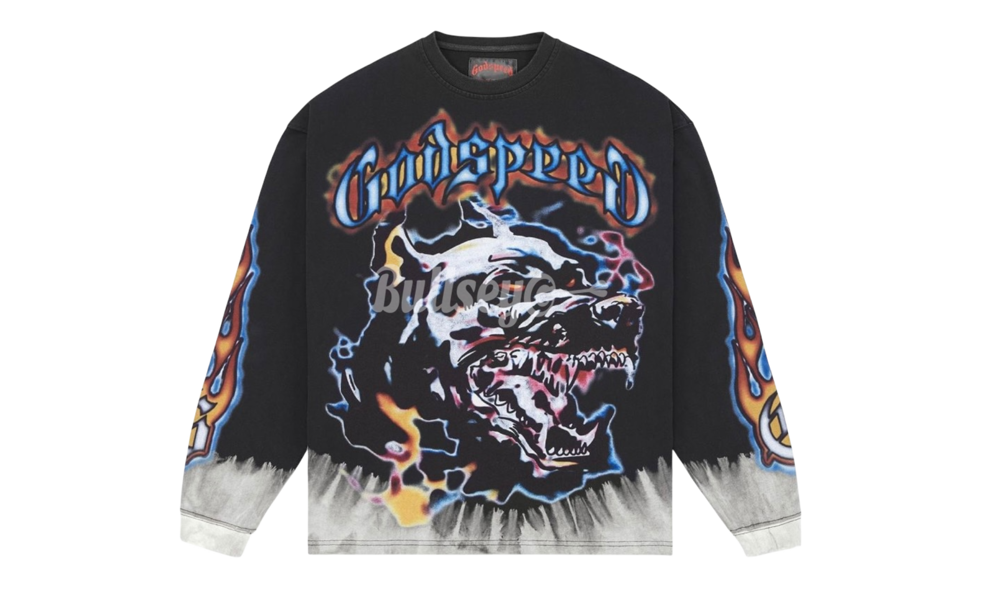 Godspeed Off the Leash Washed Black Longsleeve T-Shirt