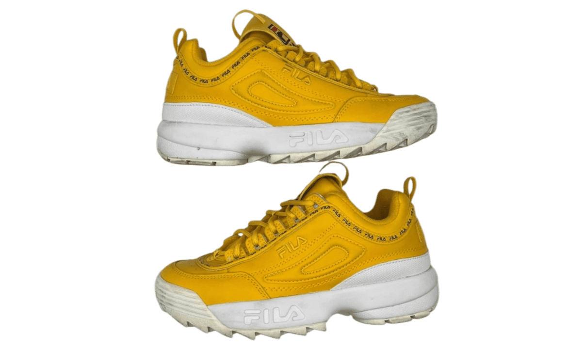 Fila Disruptor II Premium Repeat Canary Yellow (PreOwned) (No Box)