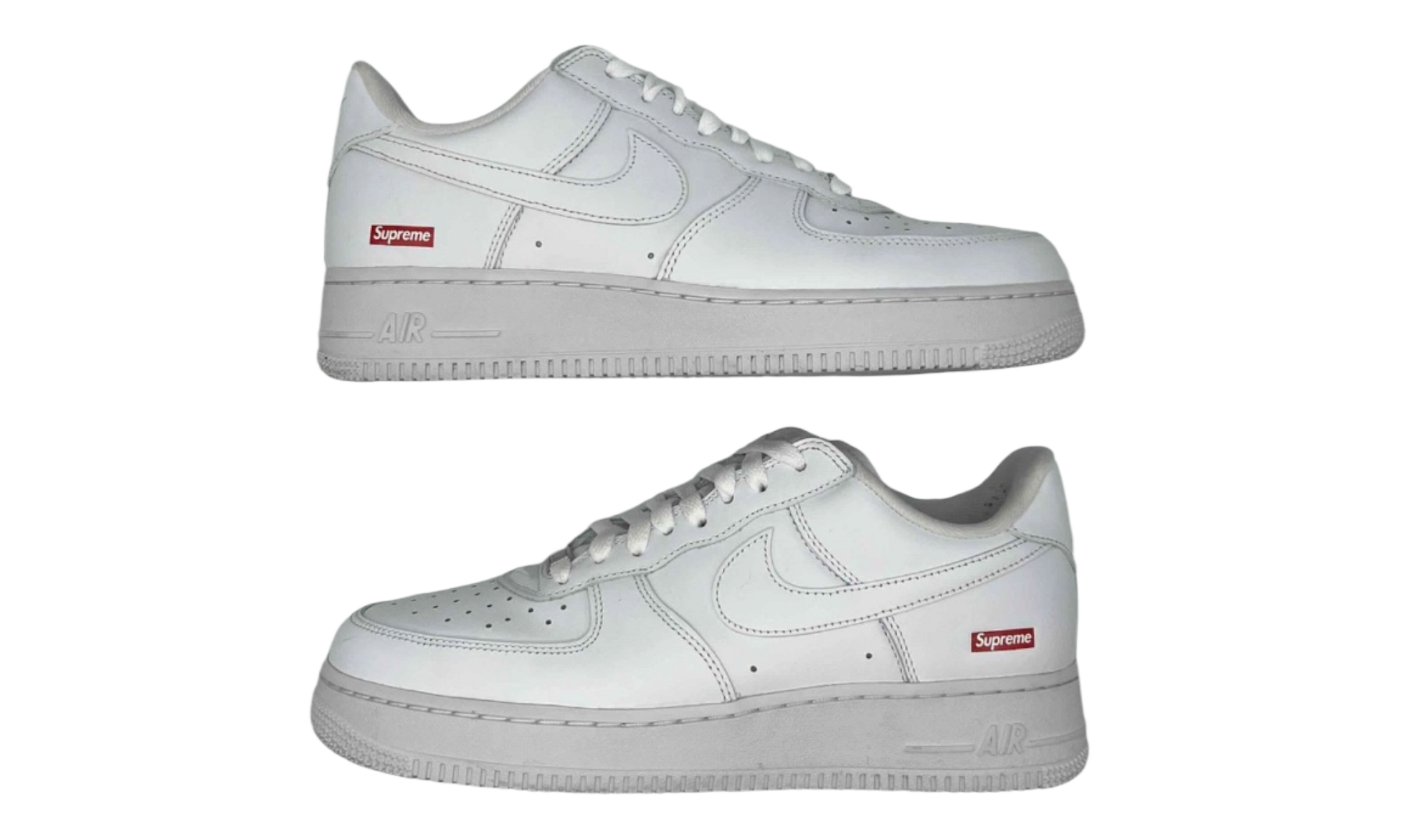 Nike Air Force 1 "Supreme" White (PreOwned) (No Box)