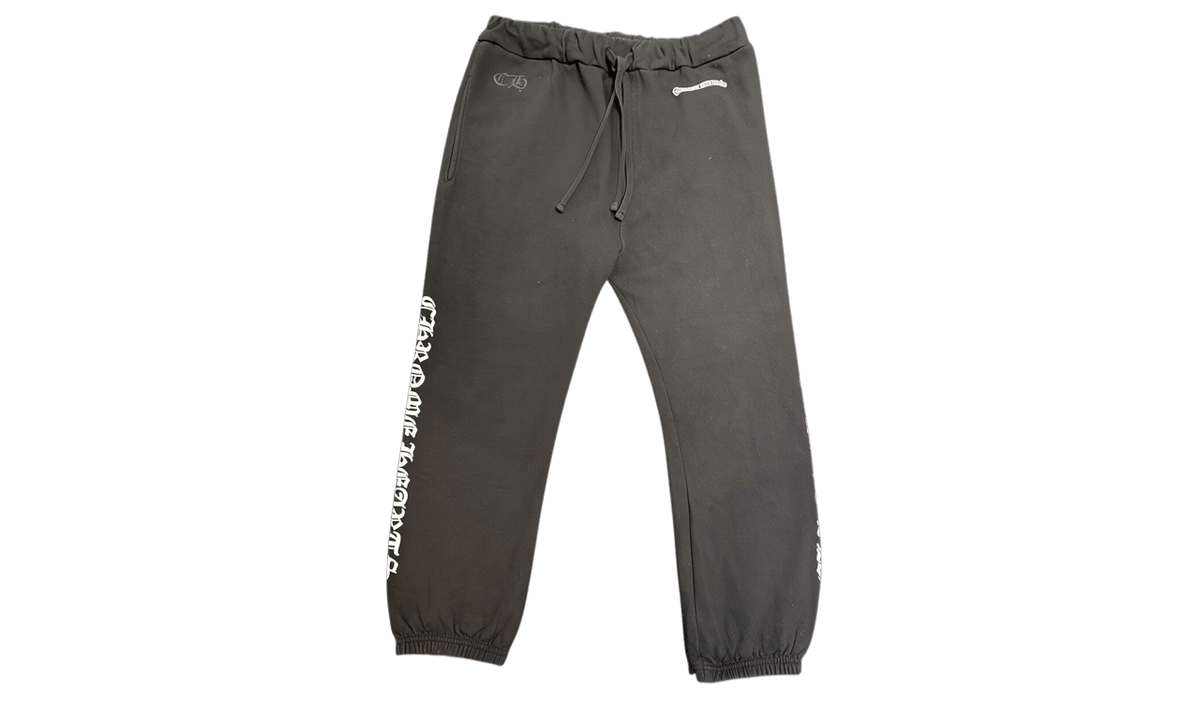 Chrome Hearts Scroll Script Black Sweatpants (PreOwned)
