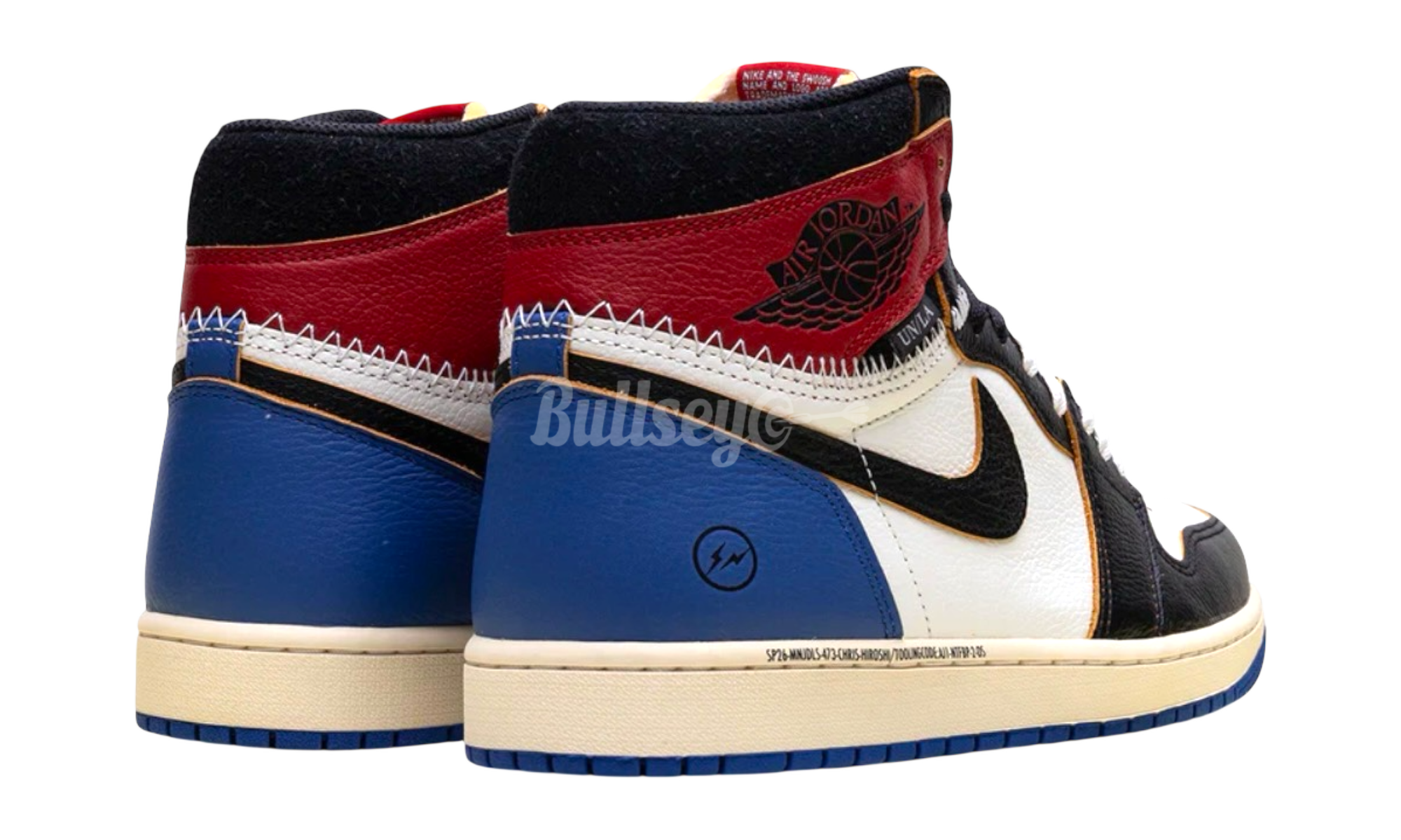 Jordan 1 Retro High OG SP Fragment x Union LA Varsity Red Sport Royal
