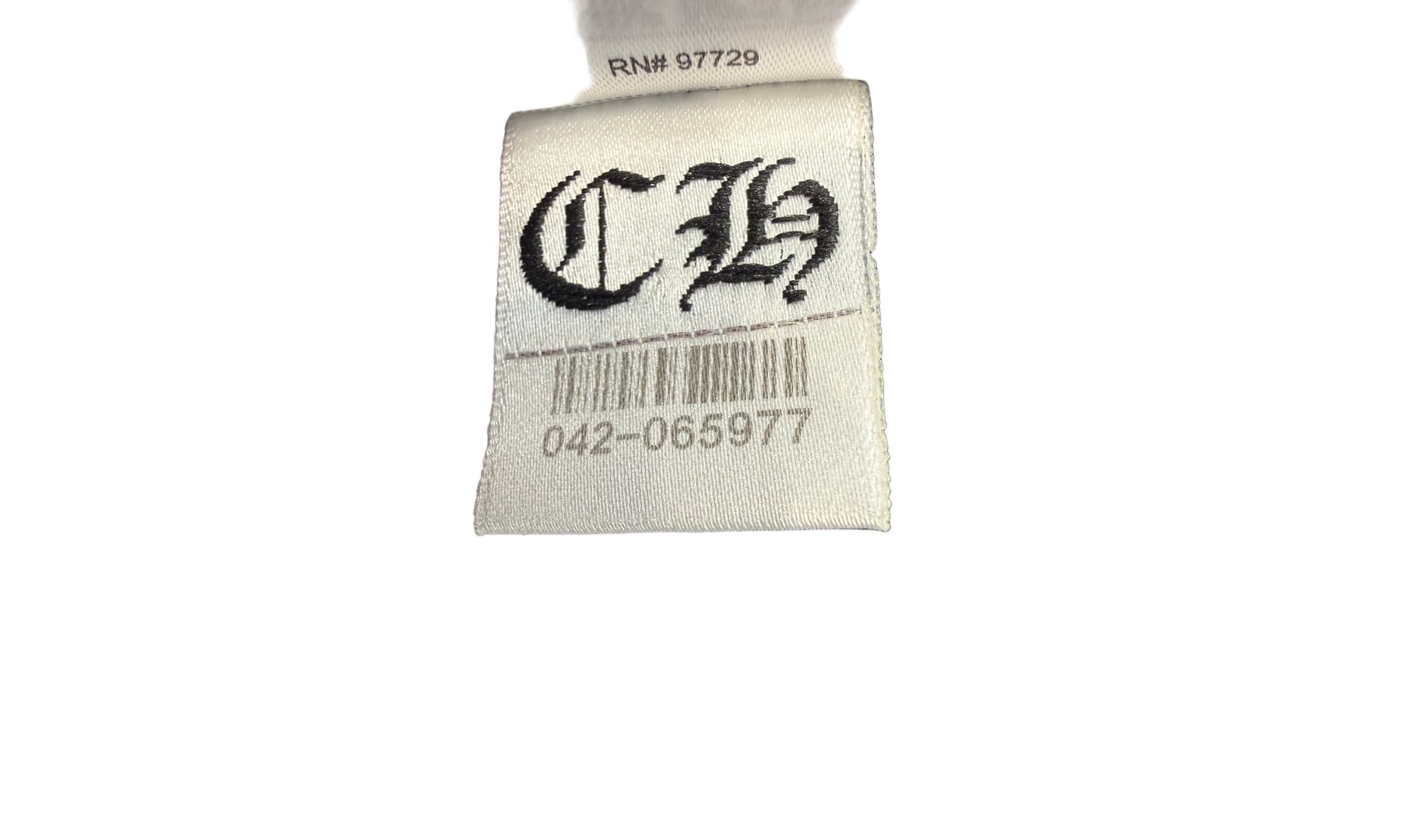 Chrome Hearts 1988 Blue Neck Logo Long Sleeve T-Shirt (Preowned)