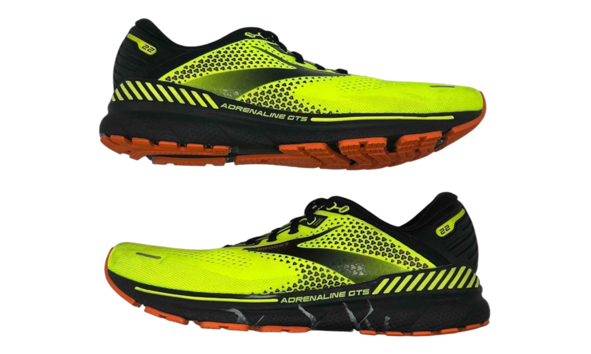 Brooks Adrenaline GTS 22 Neon Nightlife Black (PreOwned) (No Box)