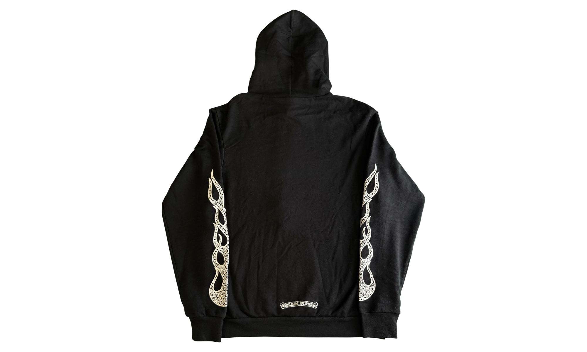 Chrome Hearts Flames Black Hoodie