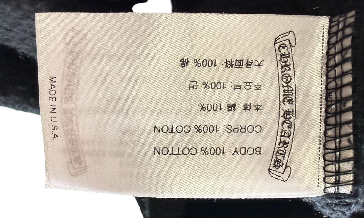 Chrome Hearts Stencil Hoodie Black