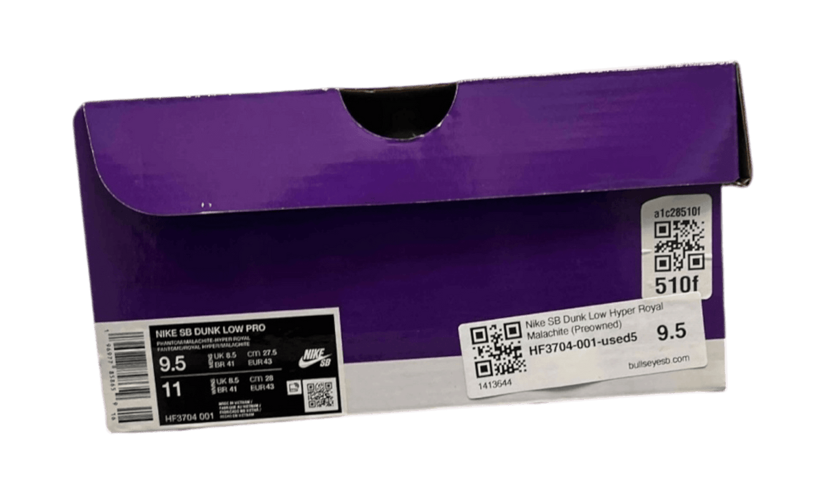Nike SB Dunk Low Hyper Royal Malachite (Preowned)