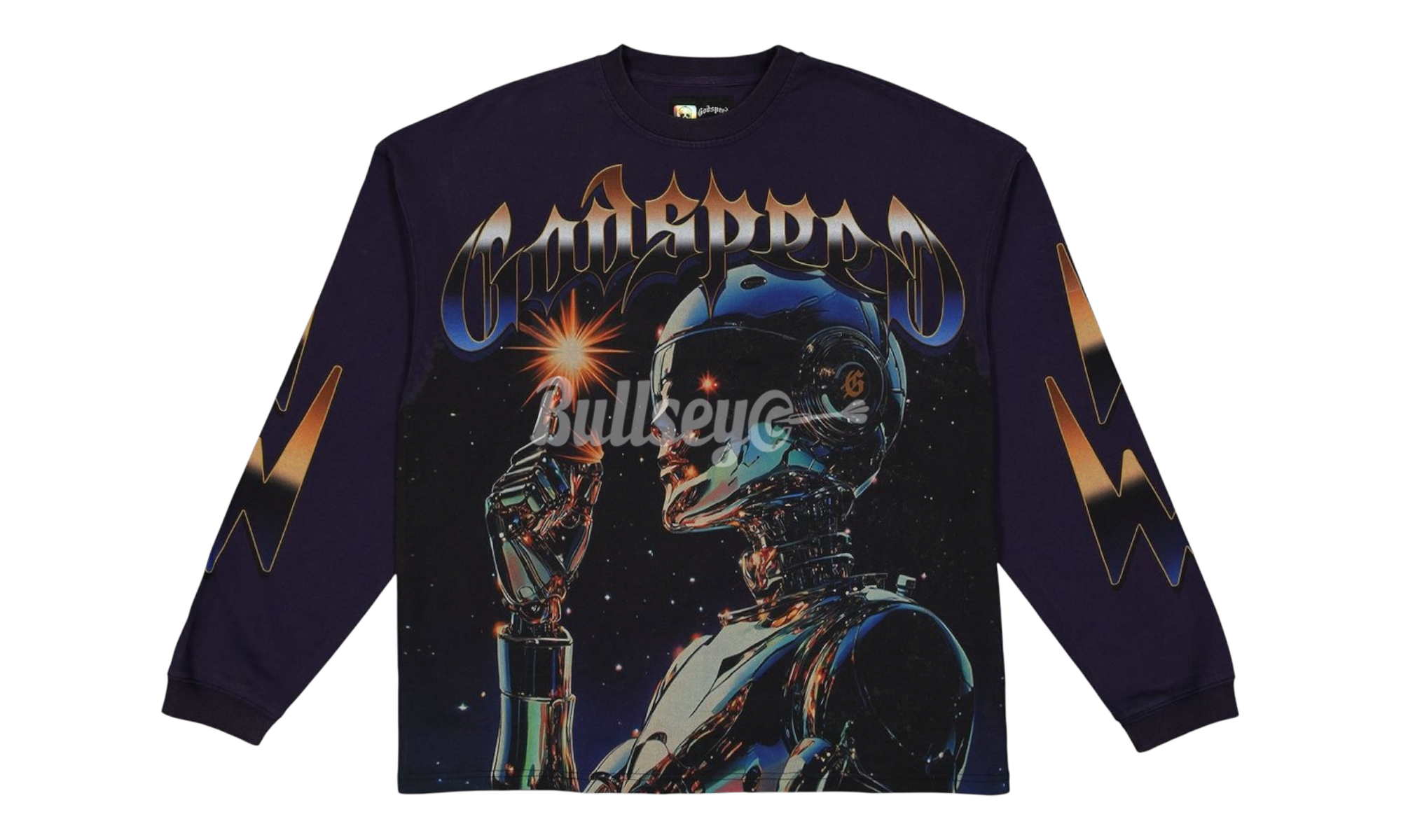 Godspeed Sputnik Navy Longsleeve T-Shirt