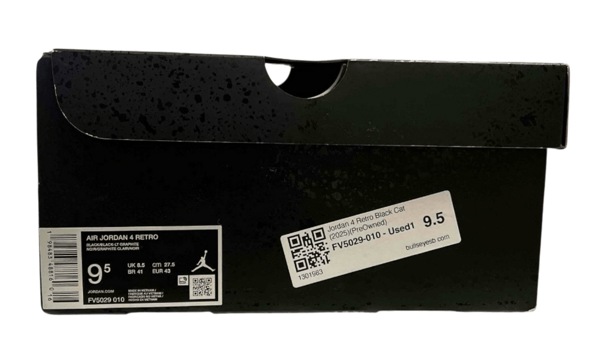 Jordan 4 Retro Black Cat (2025) (PreOwned)