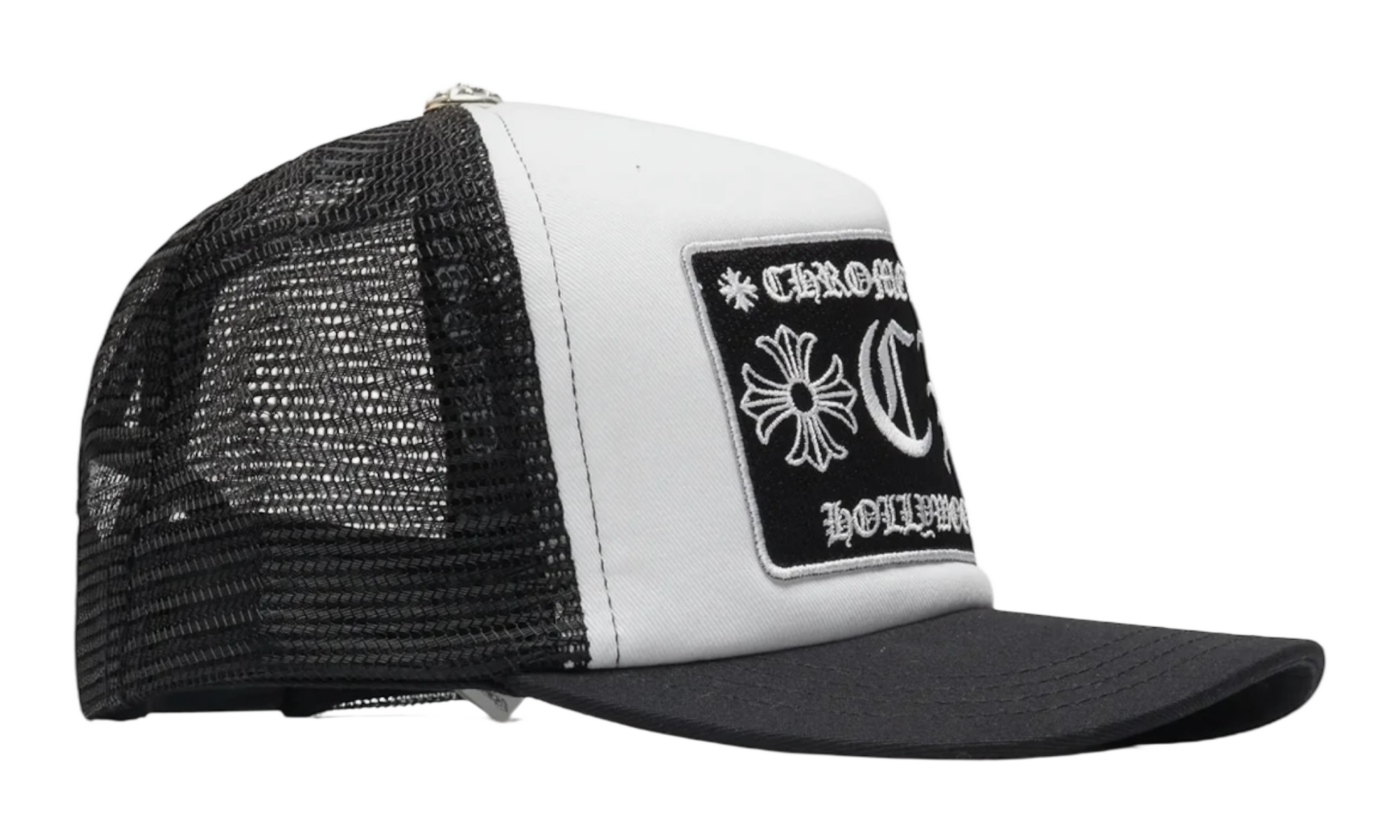 Chrome Hearts Vintage CH White Trucker Hat