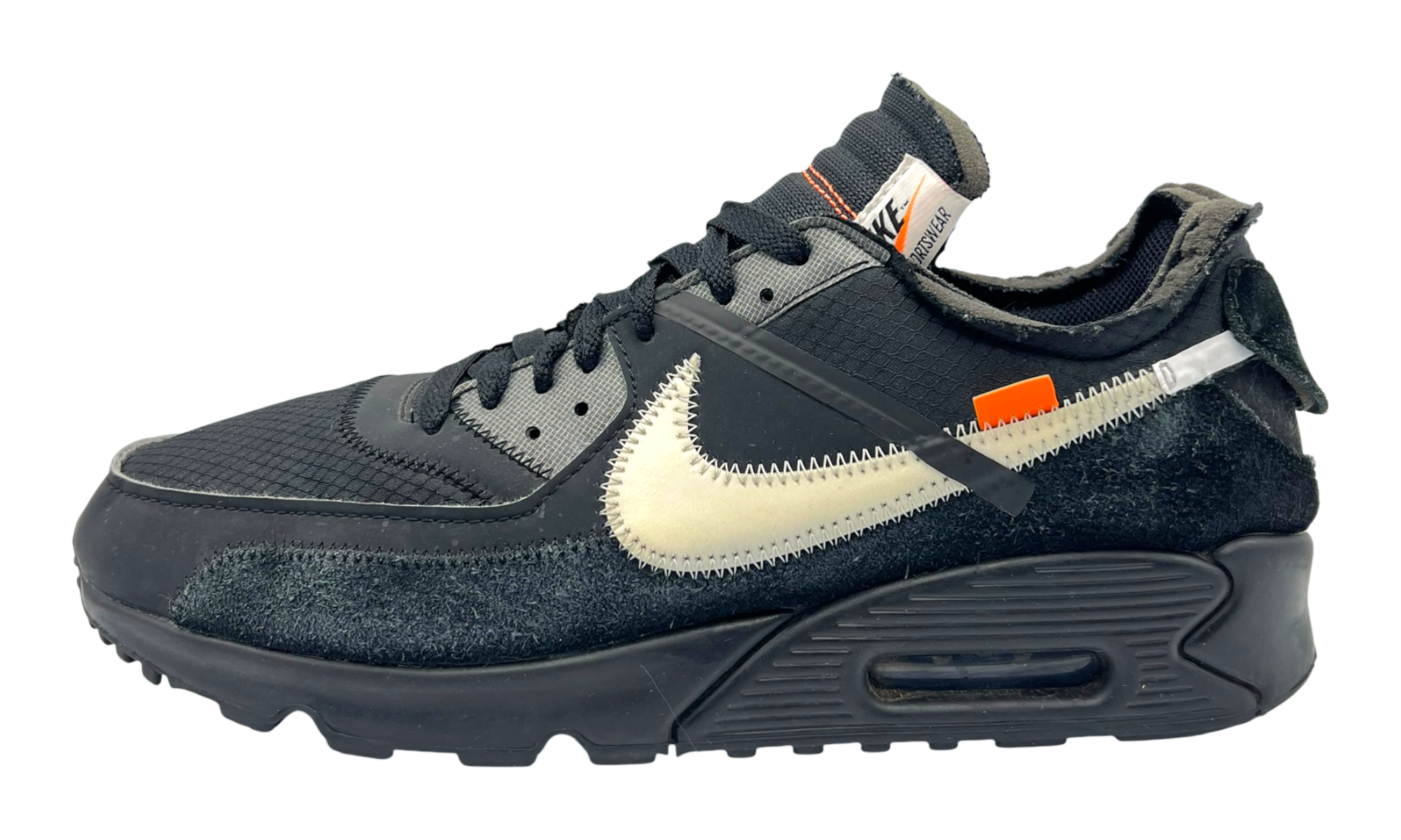 Nike Air Max 90 Off-White Black (PreOwned) (No Box)