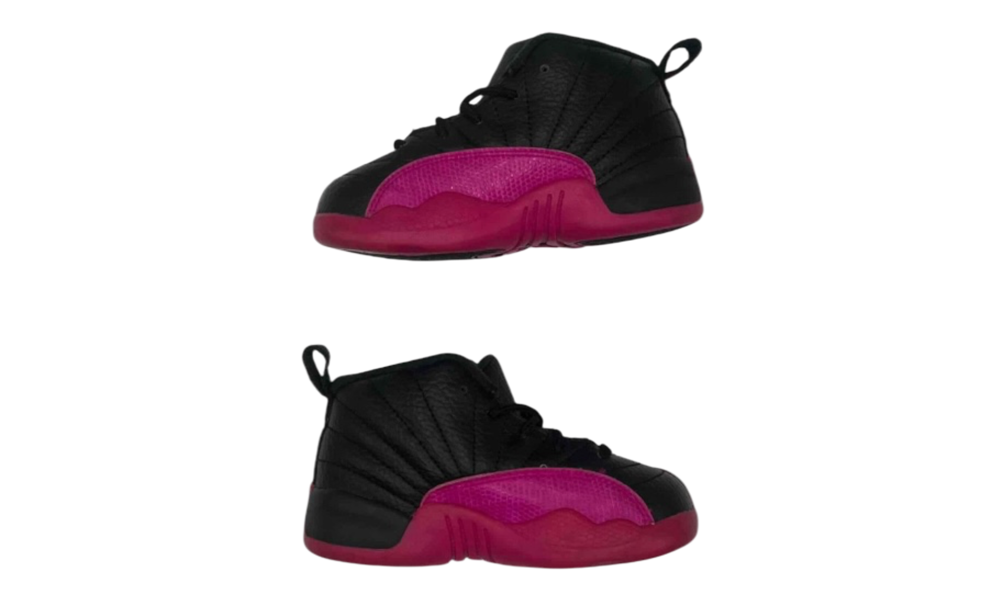 Jordan 12 Retro Black Deadly Pink (TD) (PreOwned) (No Box)