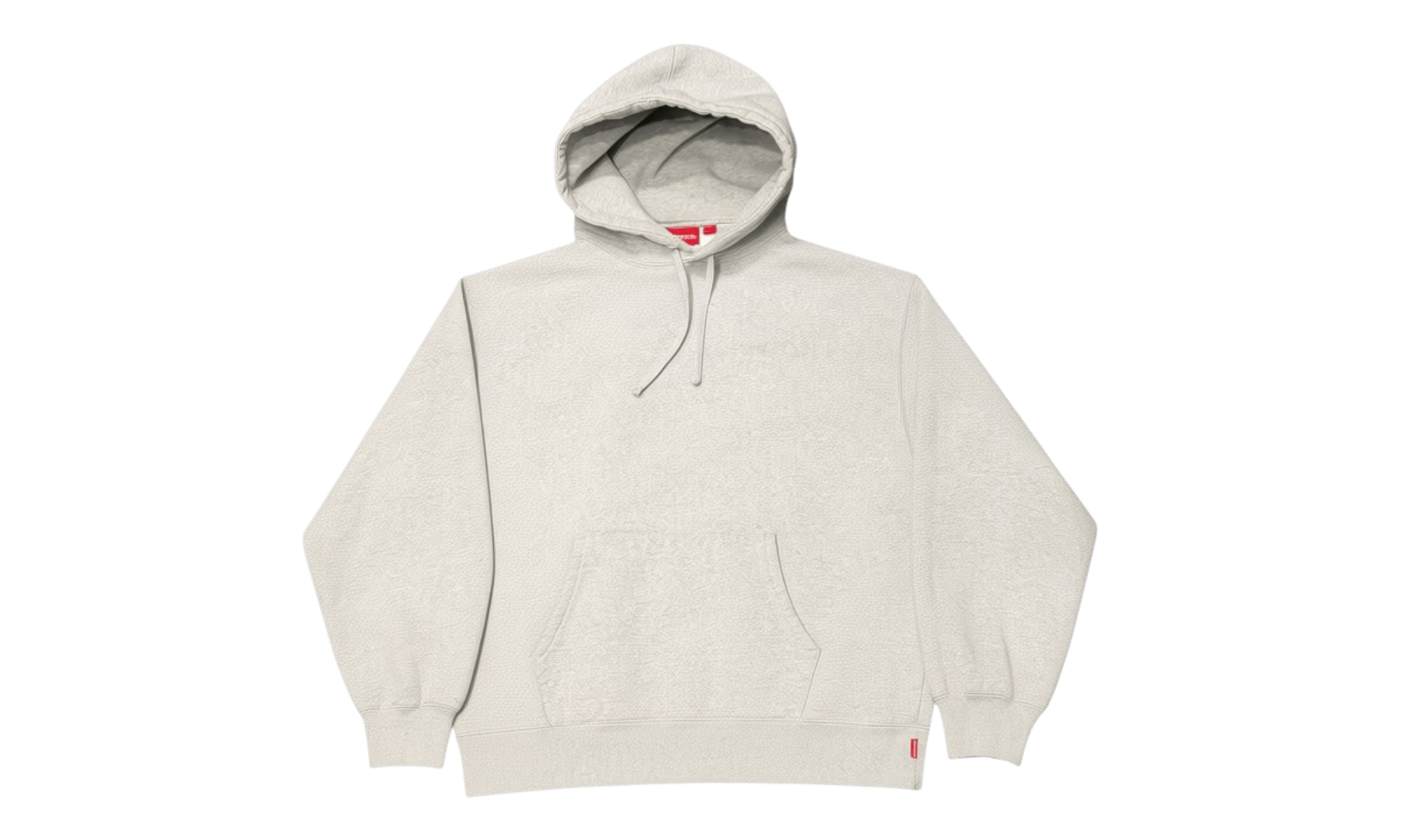 Supreme Satin Applique Grey Hoodie (PreOwned)
