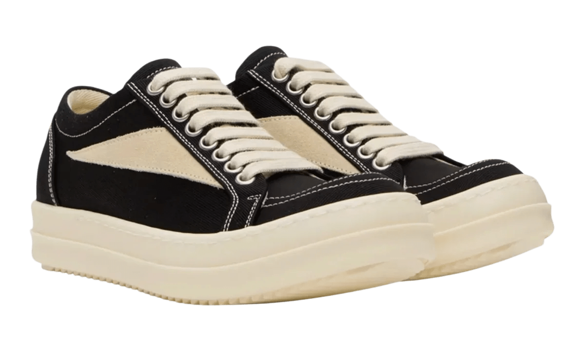 Rick Owens DRKSHDW Vintage Low Black/Milk Sneakers