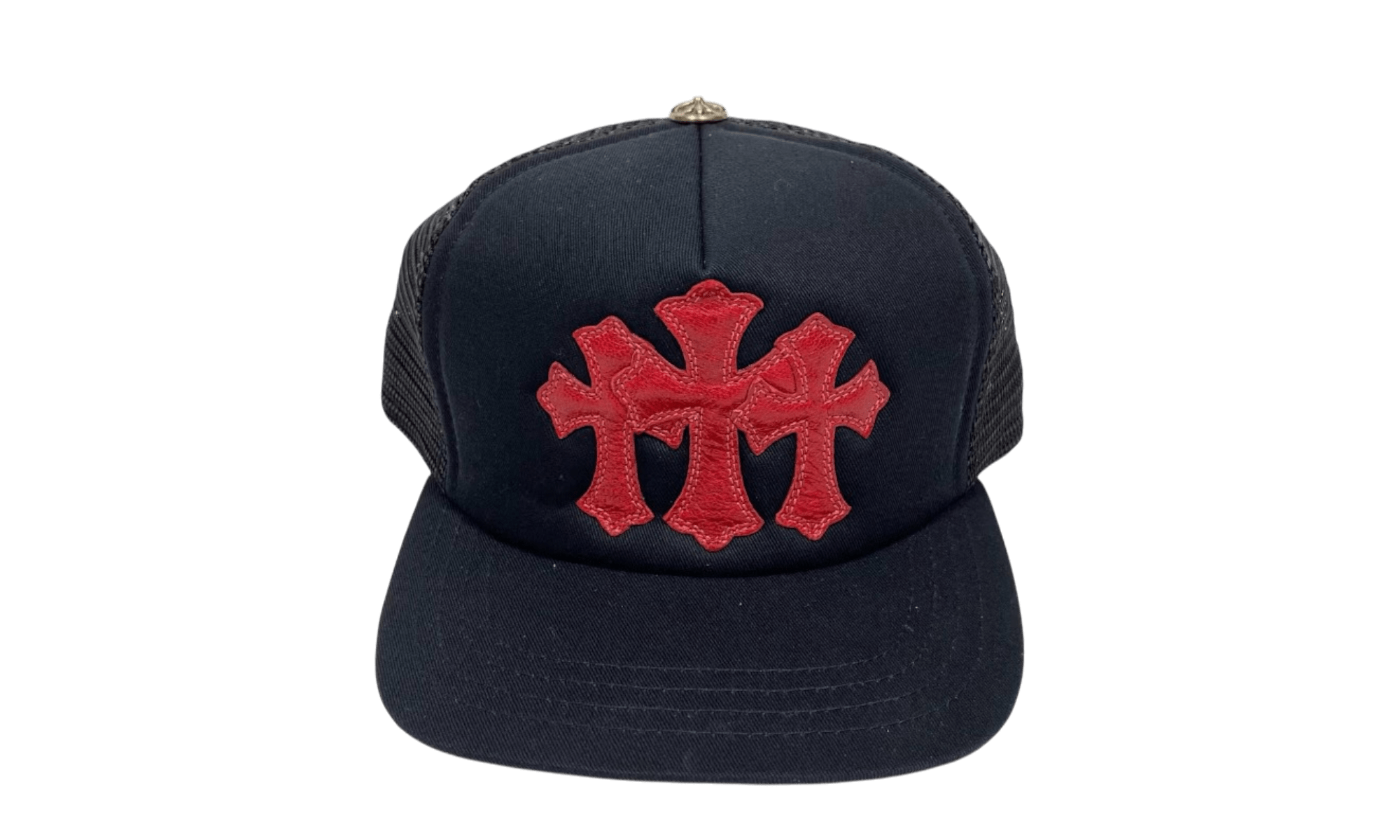 Chrome Hearts Cemetery Trucker Hat Black/Red