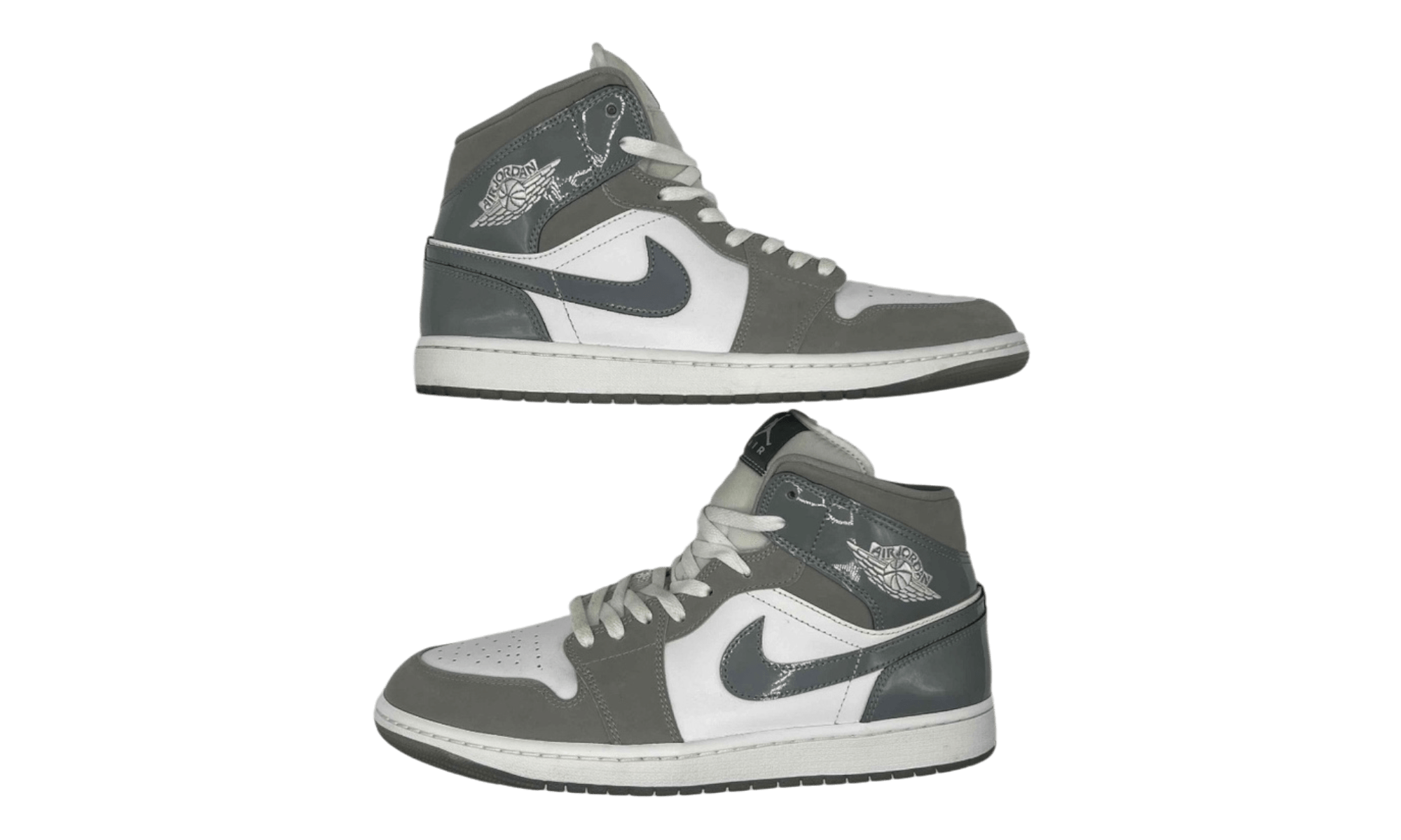 Jordan 1 Mid SE White Medium Grey Cool Grey (PreOwned) (No Box)