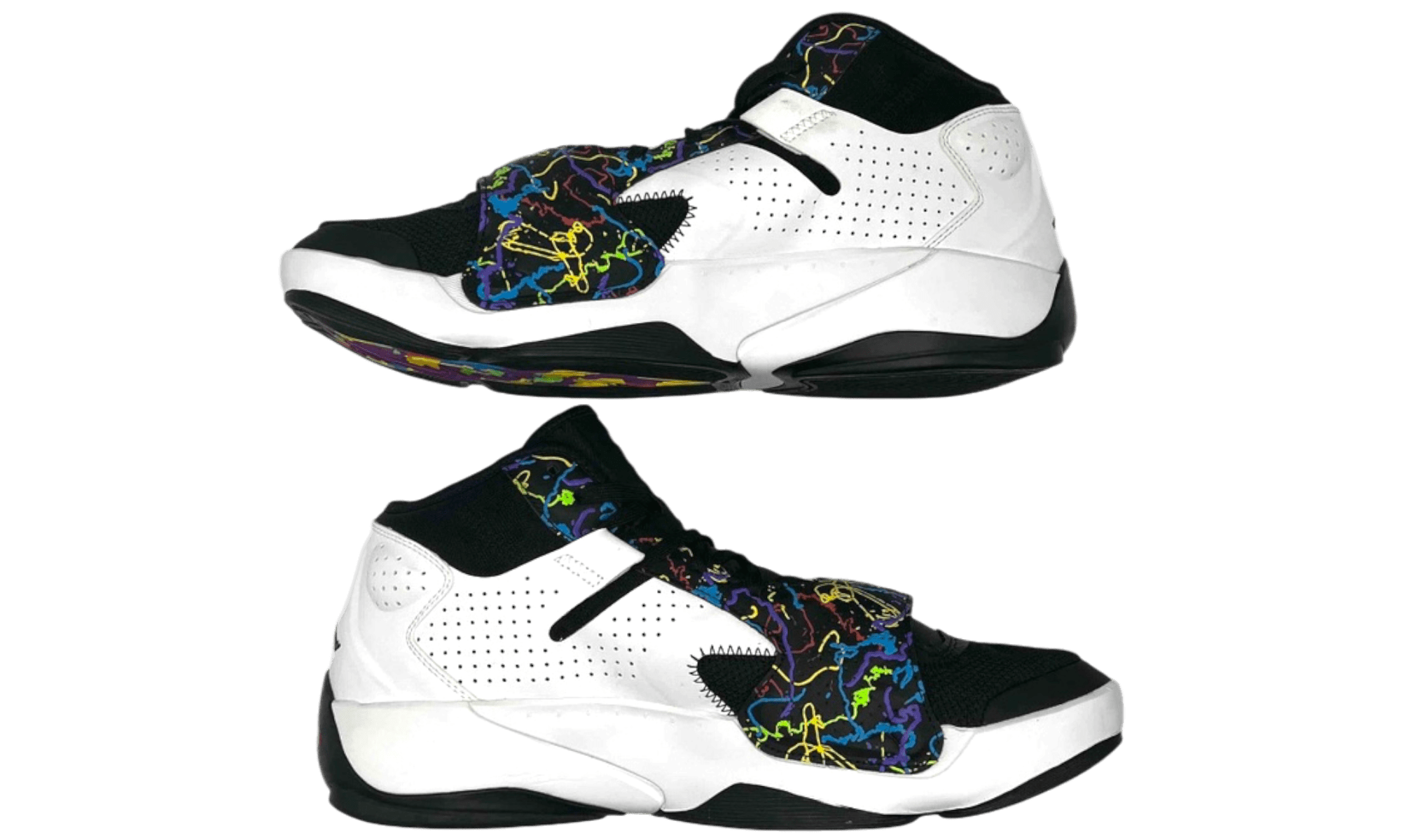 Jordan Zion 2 Noah White Black Multi-Color (PreOwned)