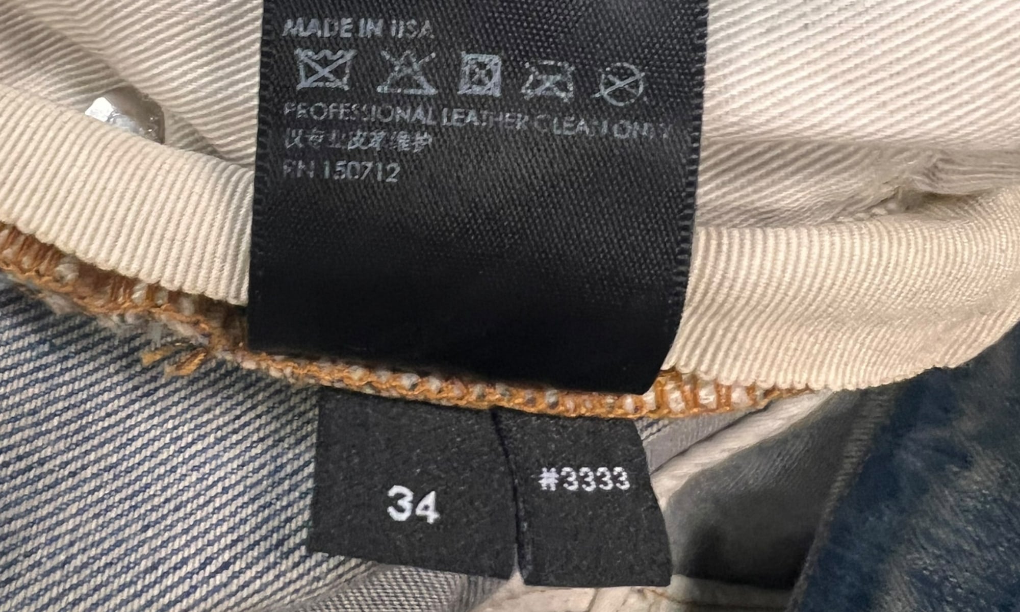 Amiri Clay Indigo Core Applique Jeans (Preowned)