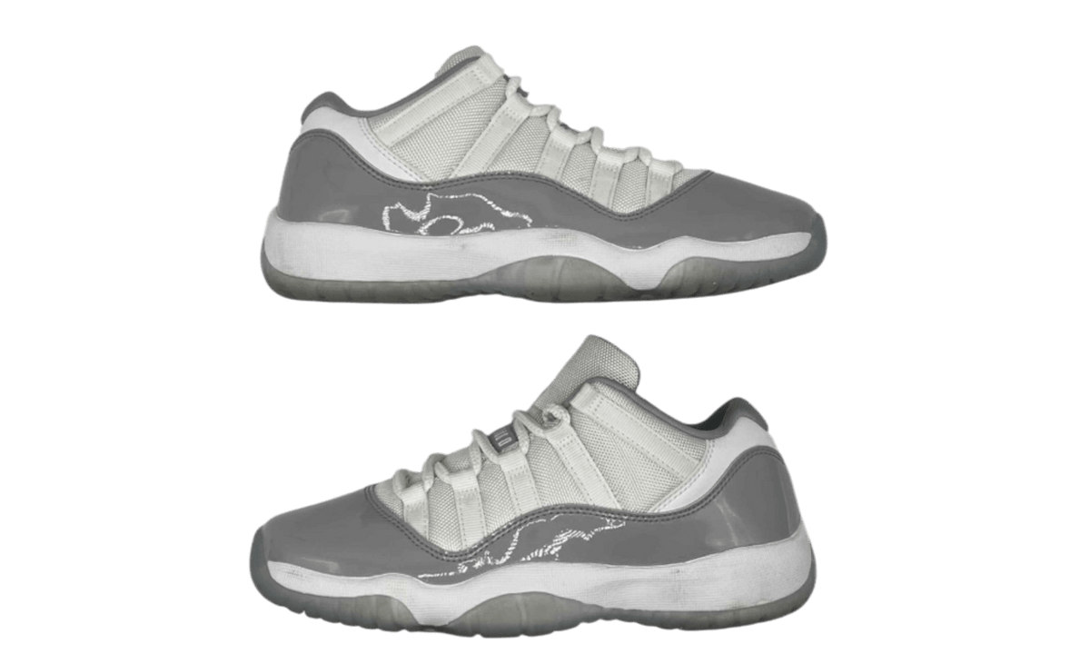 Air Jordan 11 Retro Low "Cement Grey" GS (PreOwned) (No Box)