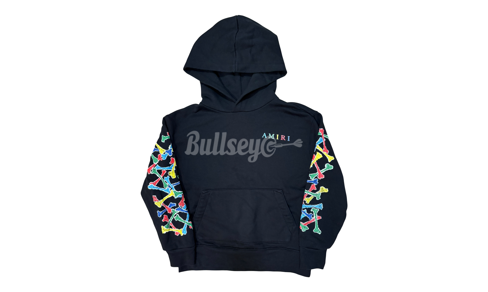 Amiri Kids Bones Scribble Black Hoodie (PreOwned)