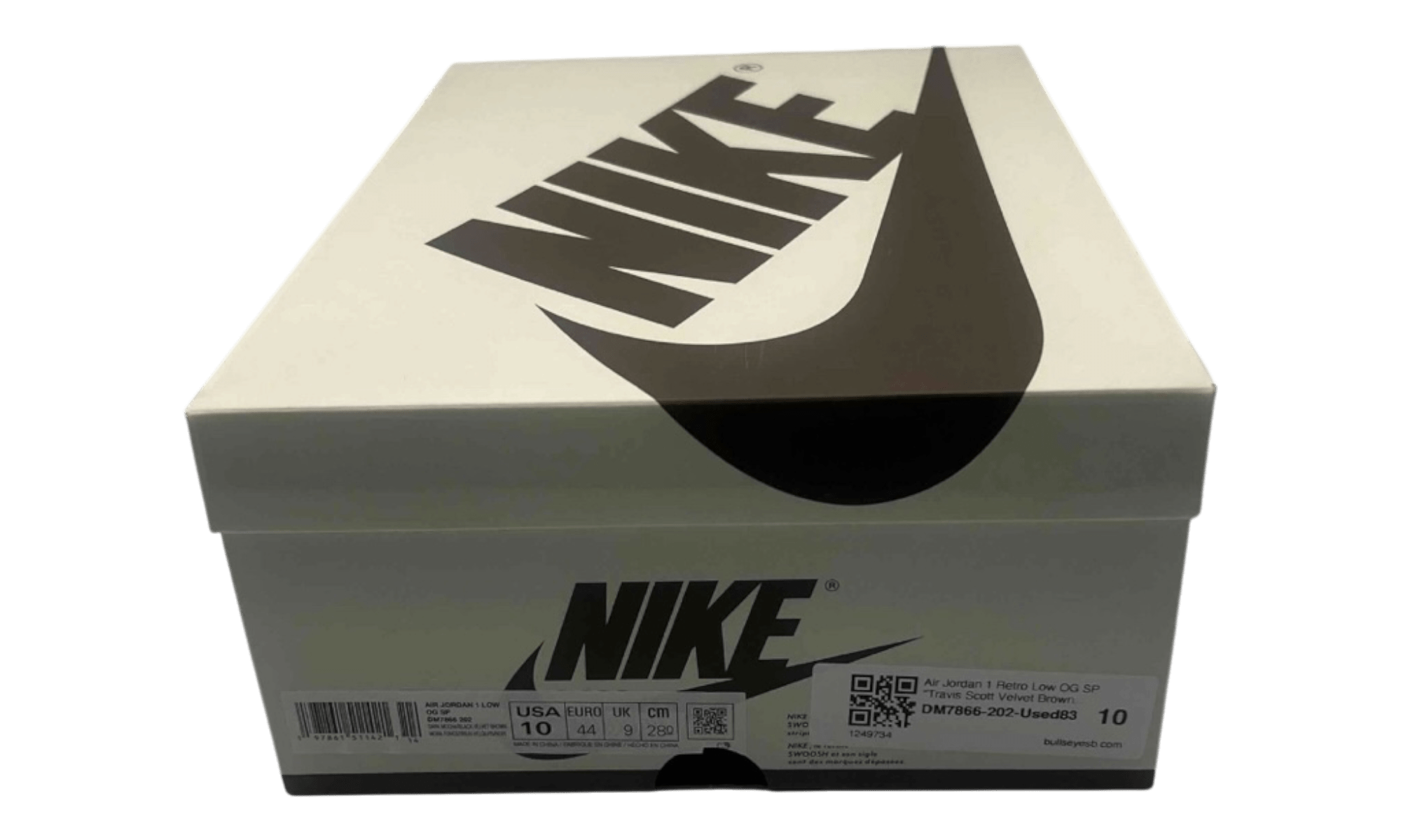 Air Jordan 1 Retro Low OG SP "Travis Scott Velvet Brown" (PreOwned)