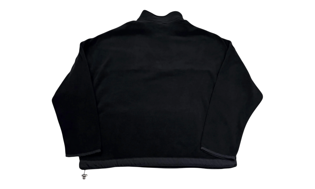 Chrome Hearts 'Plus Cross Patch' Black Fleece Quarter Zip Jacket
