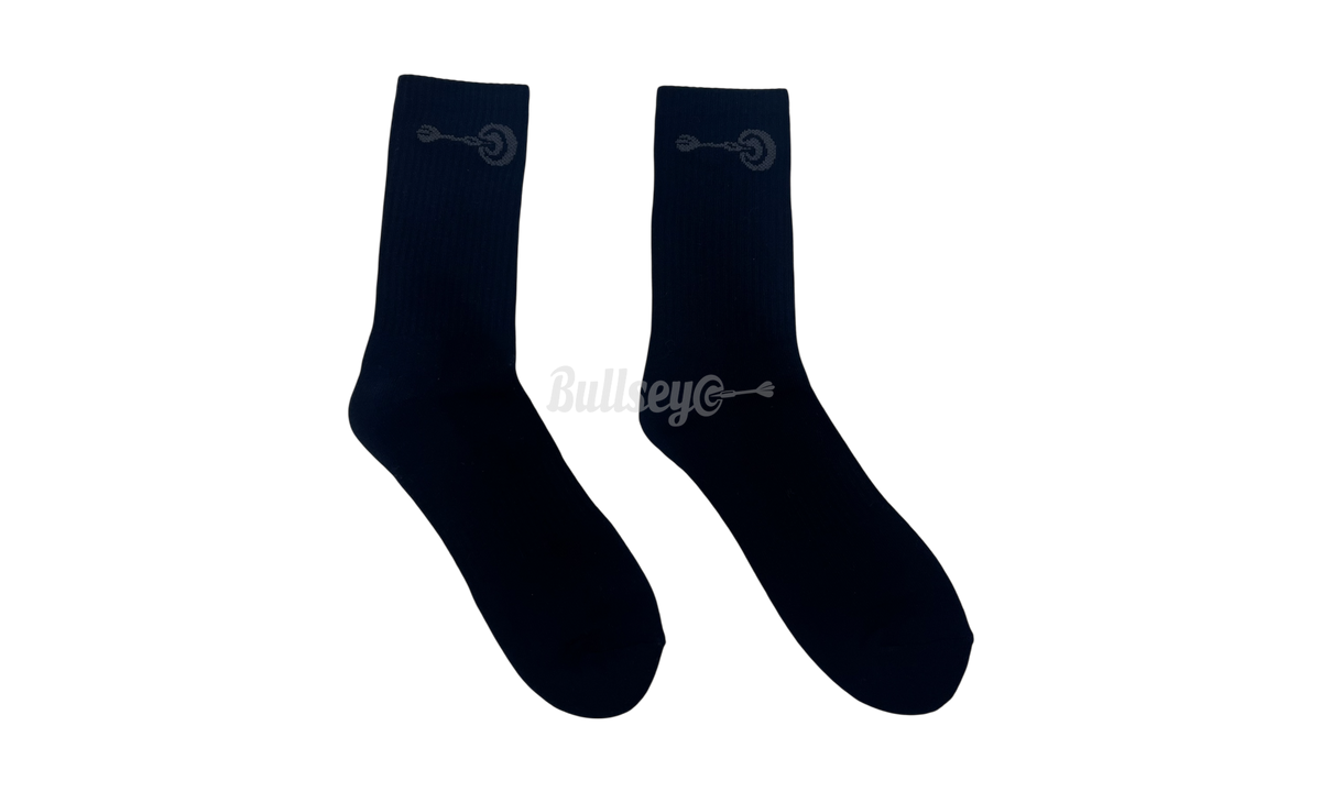 Bullseye Black Socks