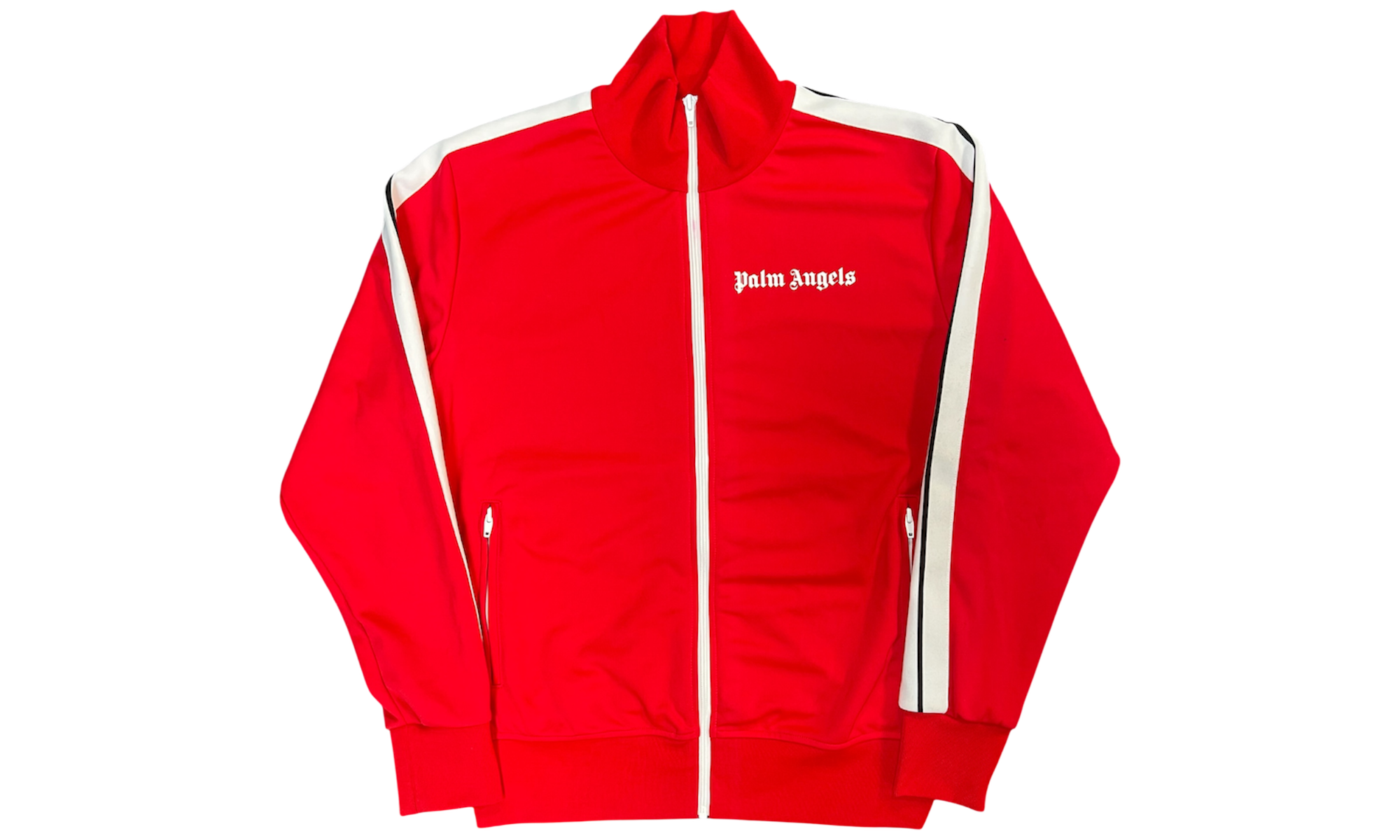 Palm Angels Track Jacket Red/White (PreOwned)