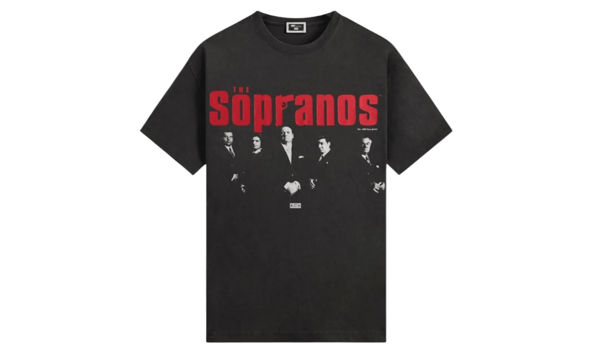 Kith x The Sopranos Est. 1990 Poster Vintage Tee Black