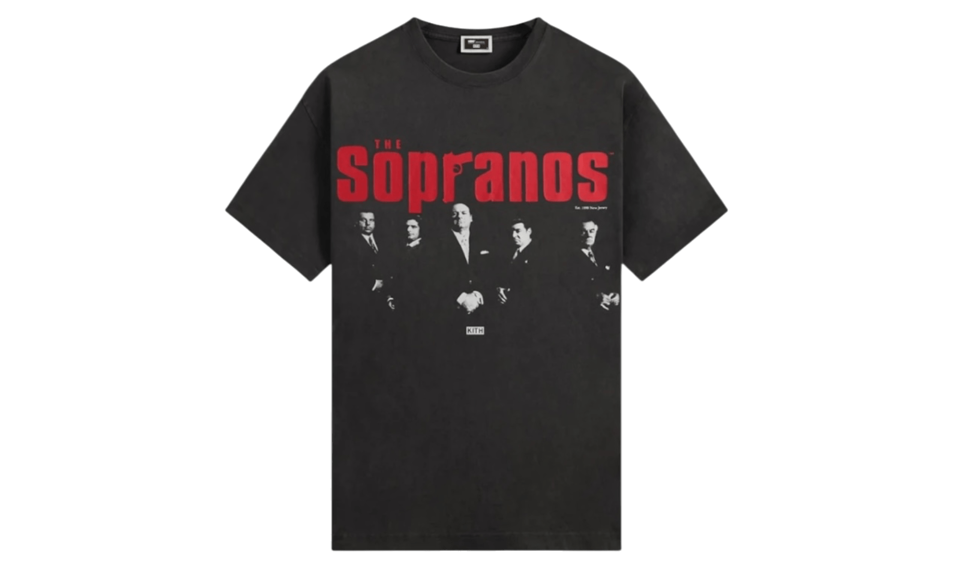 Kith x The Sopranos Est. 1990 Poster Vintage Tee Black