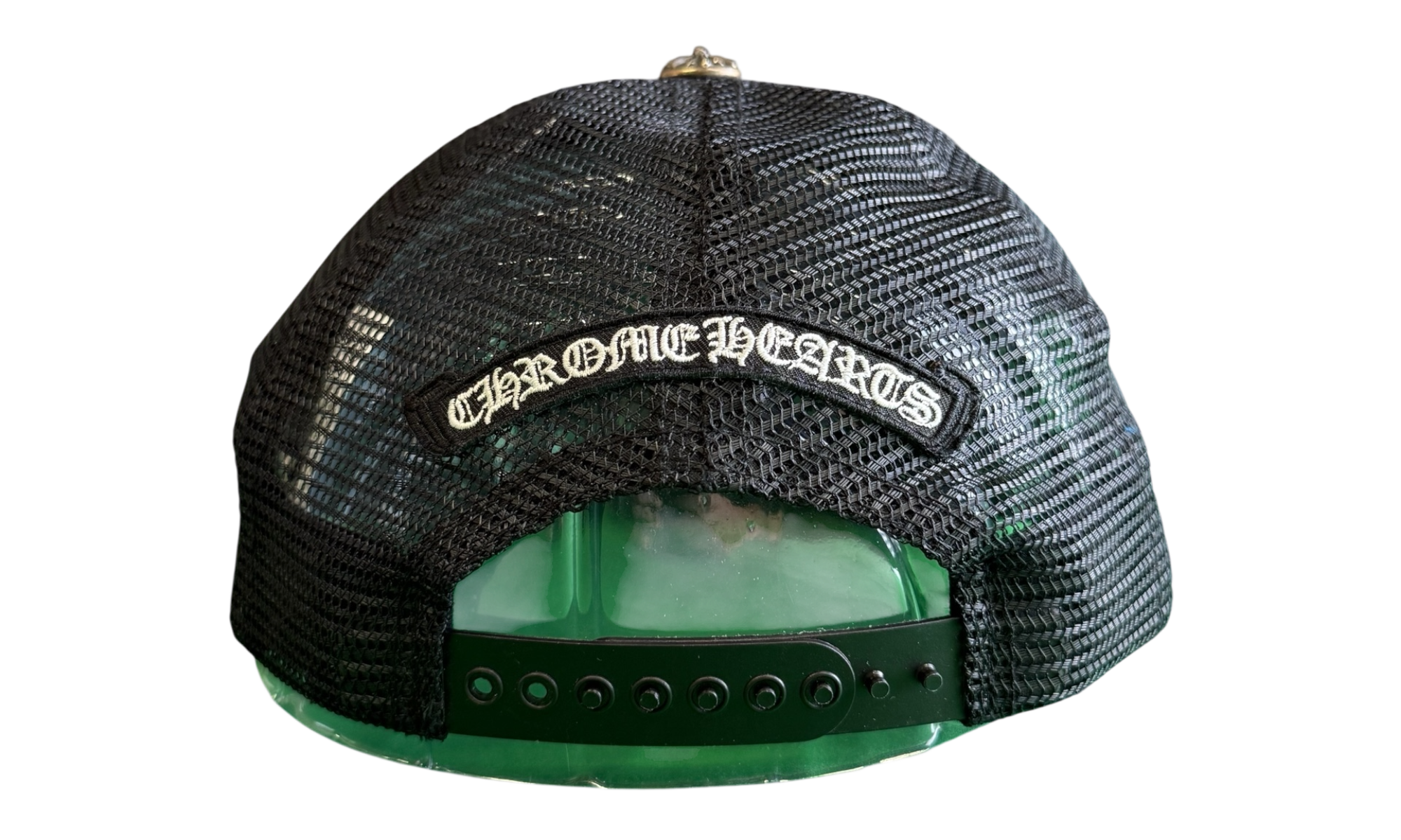 Chrome Hearts Red Letter Black Trucker Hat (PreOwned)