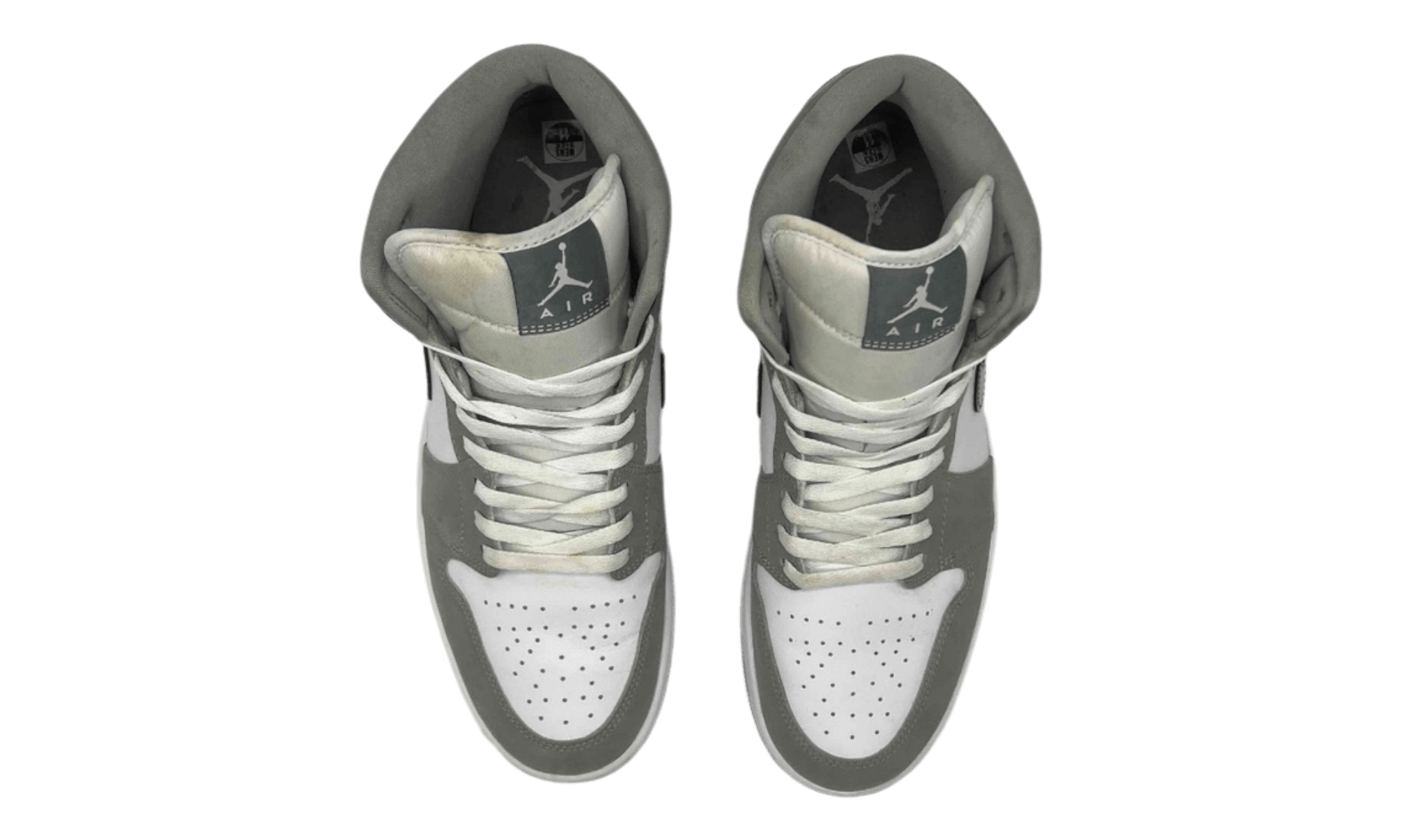 Jordan 1 Mid SE White Medium Grey Cool Grey (PreOwned) (No Box)