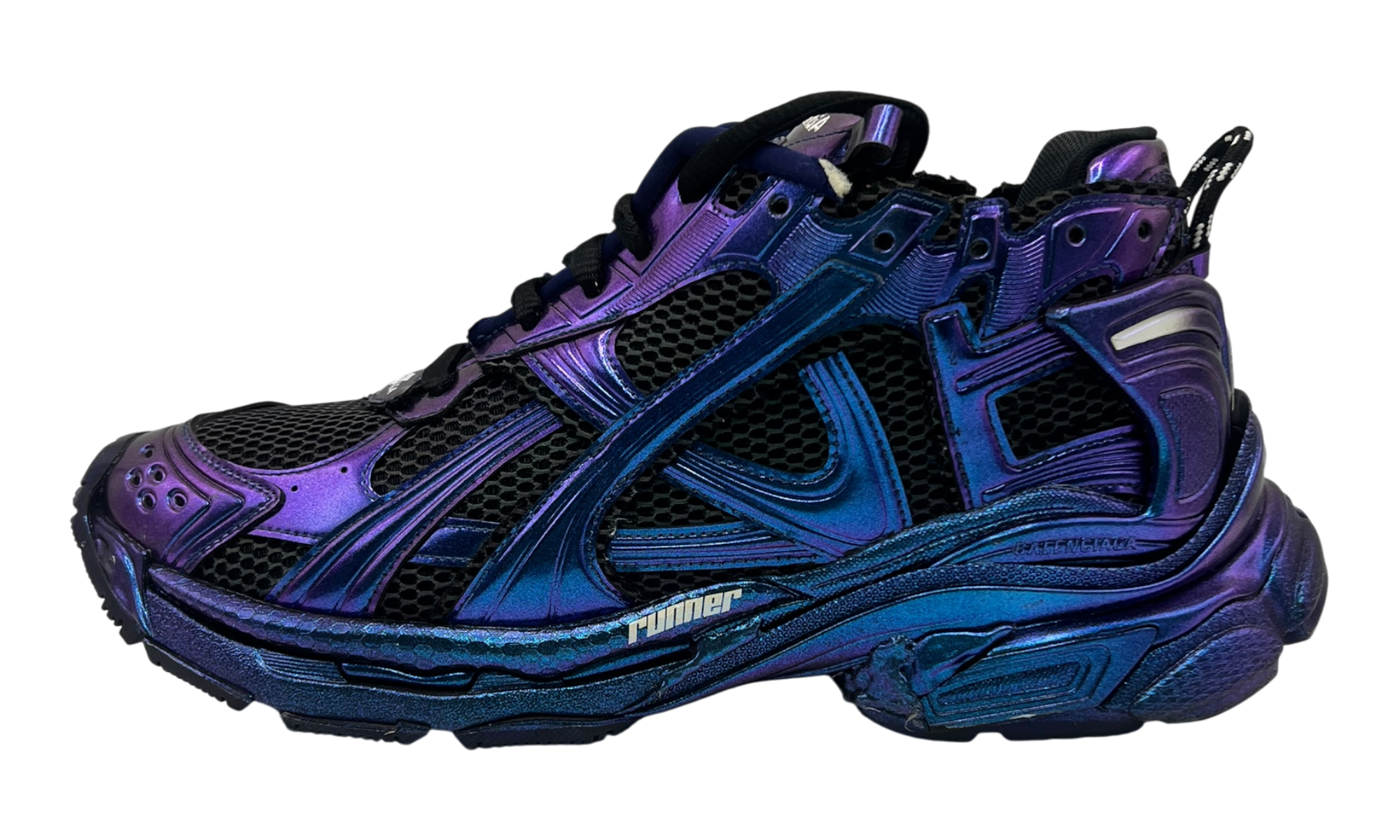 Balenciaga Runner Iridescent Blue (PreOwned) (No Box)