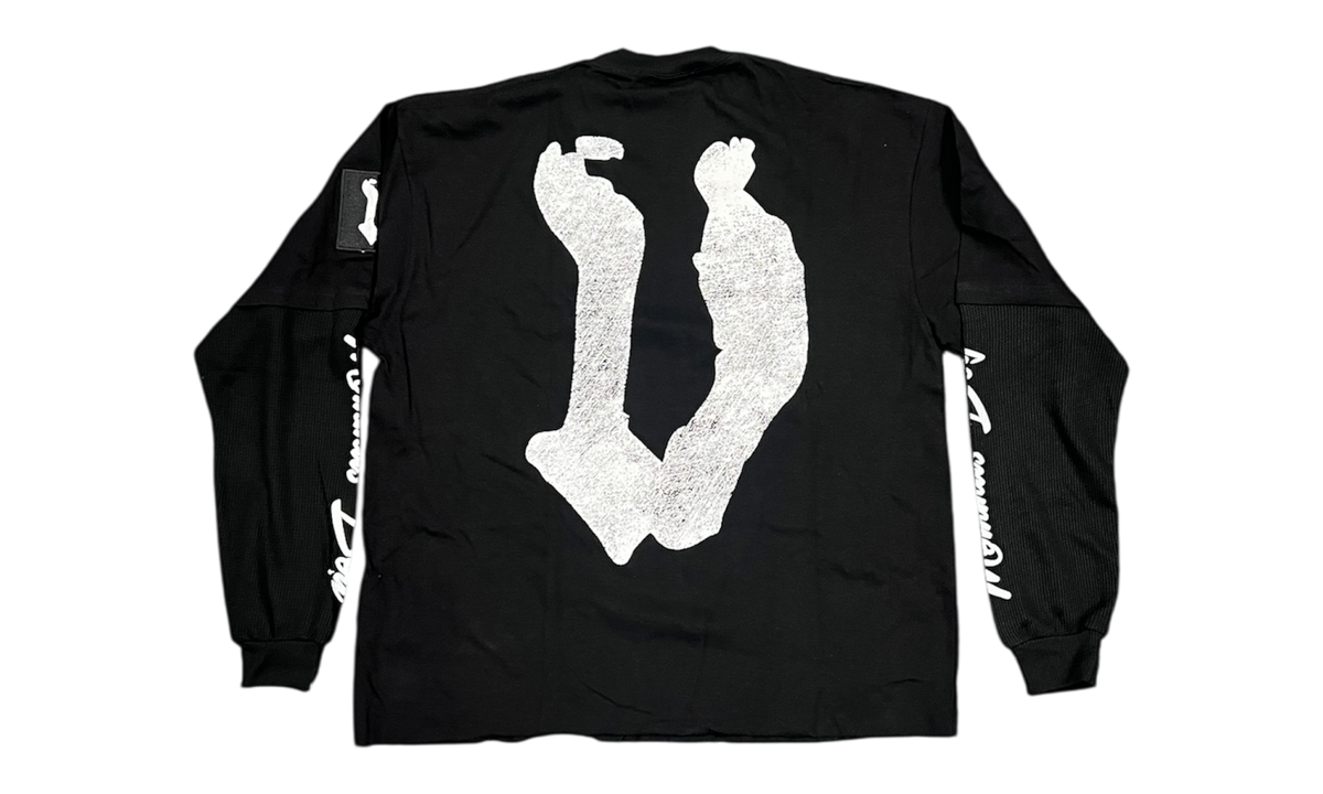 Vampstr Mommas Boy Thermal Black Longsleeve Black/Black T-Shirt