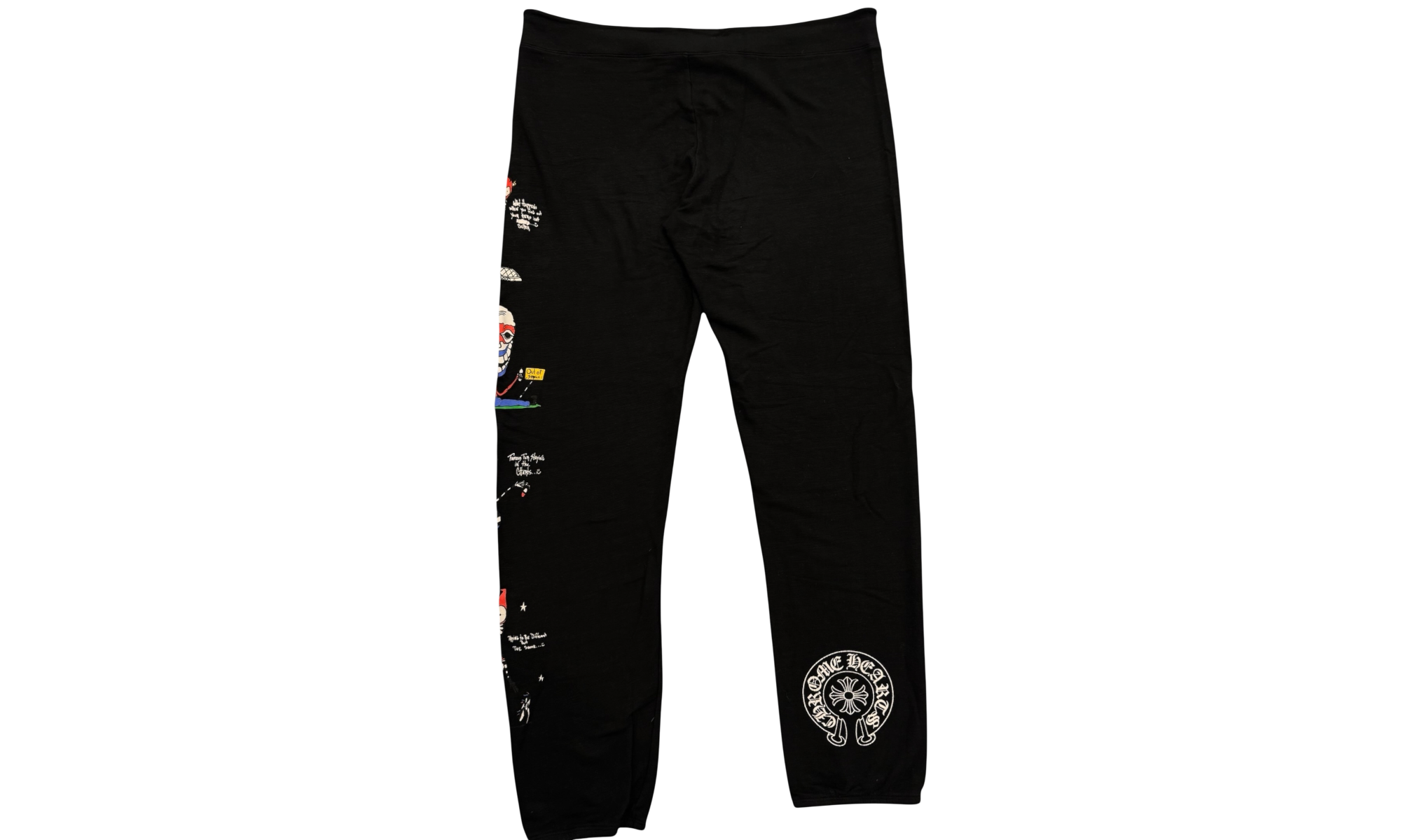 Chrome Hearts Matty Boy Multi Logo Black Sweatpants